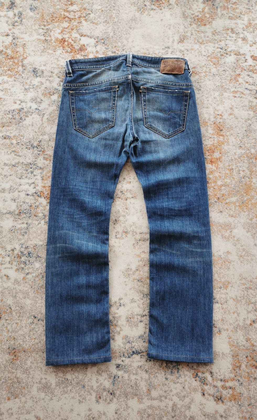 14th Addiction × Diesel × If Six Was Nine Diesel Thavar Slim Stretch Distressed Denim Jeans Size US 32 / EU 48 - 3 Thumbnail