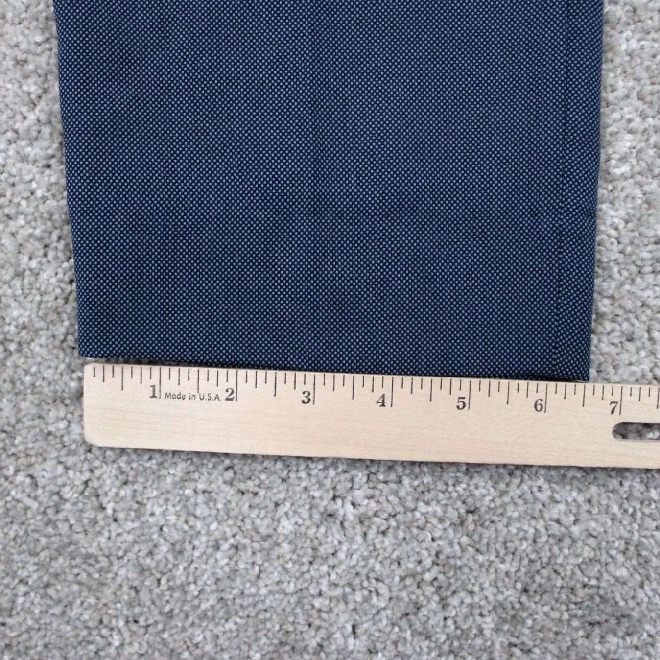 Zara ZARA Dress Pants Mens 32 Blue Polyester/Wool Stretch Flat Front Inseam 26" Modern City Preppy Dress Pants Mens 32 Blue Size US 32 / EU 48 - 5 Thumbnail