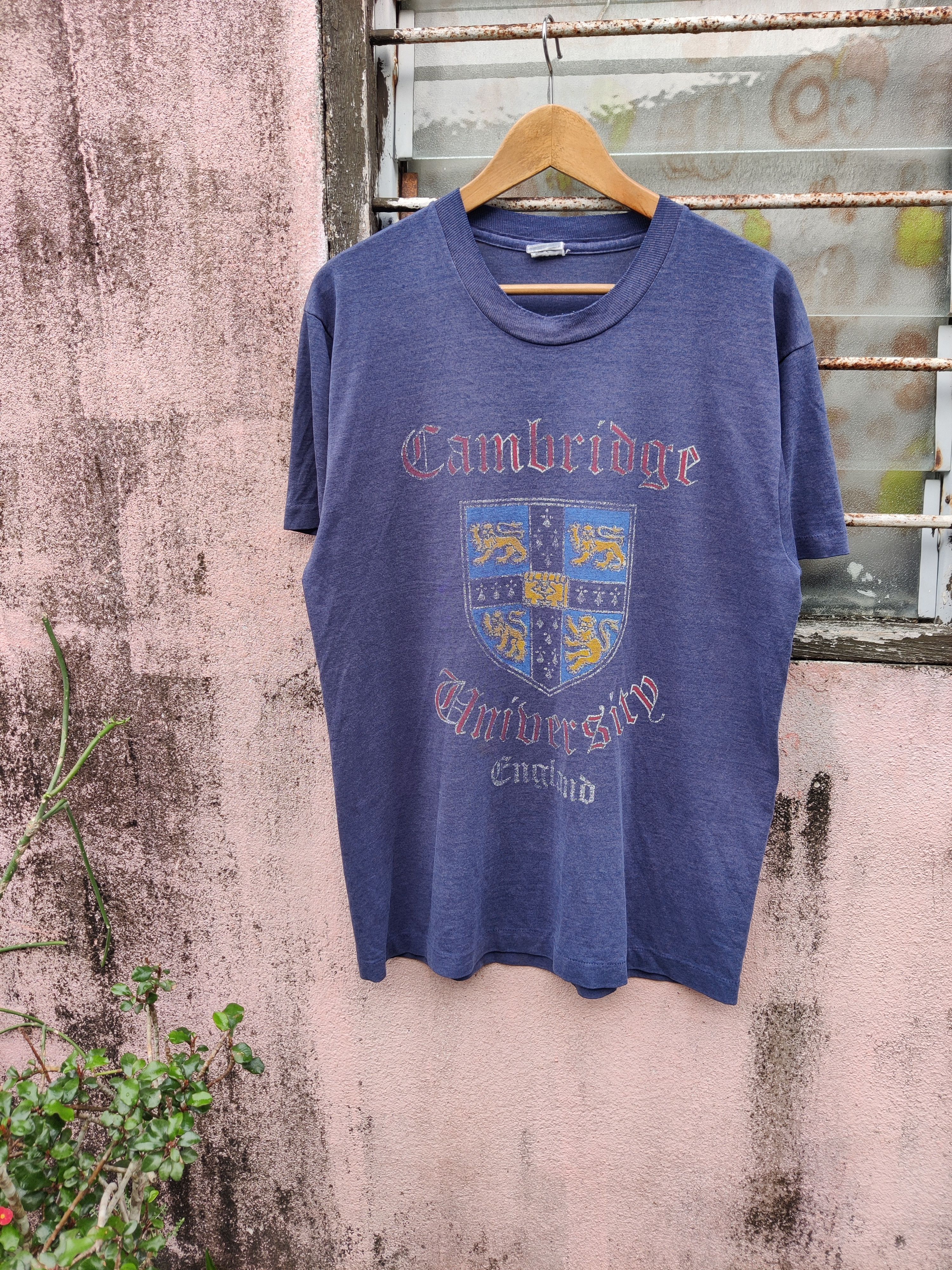 image of Archival Clothing x Vintage 90's Paper Thin Cambridge England University Shirt, Men's (Size Medium)
