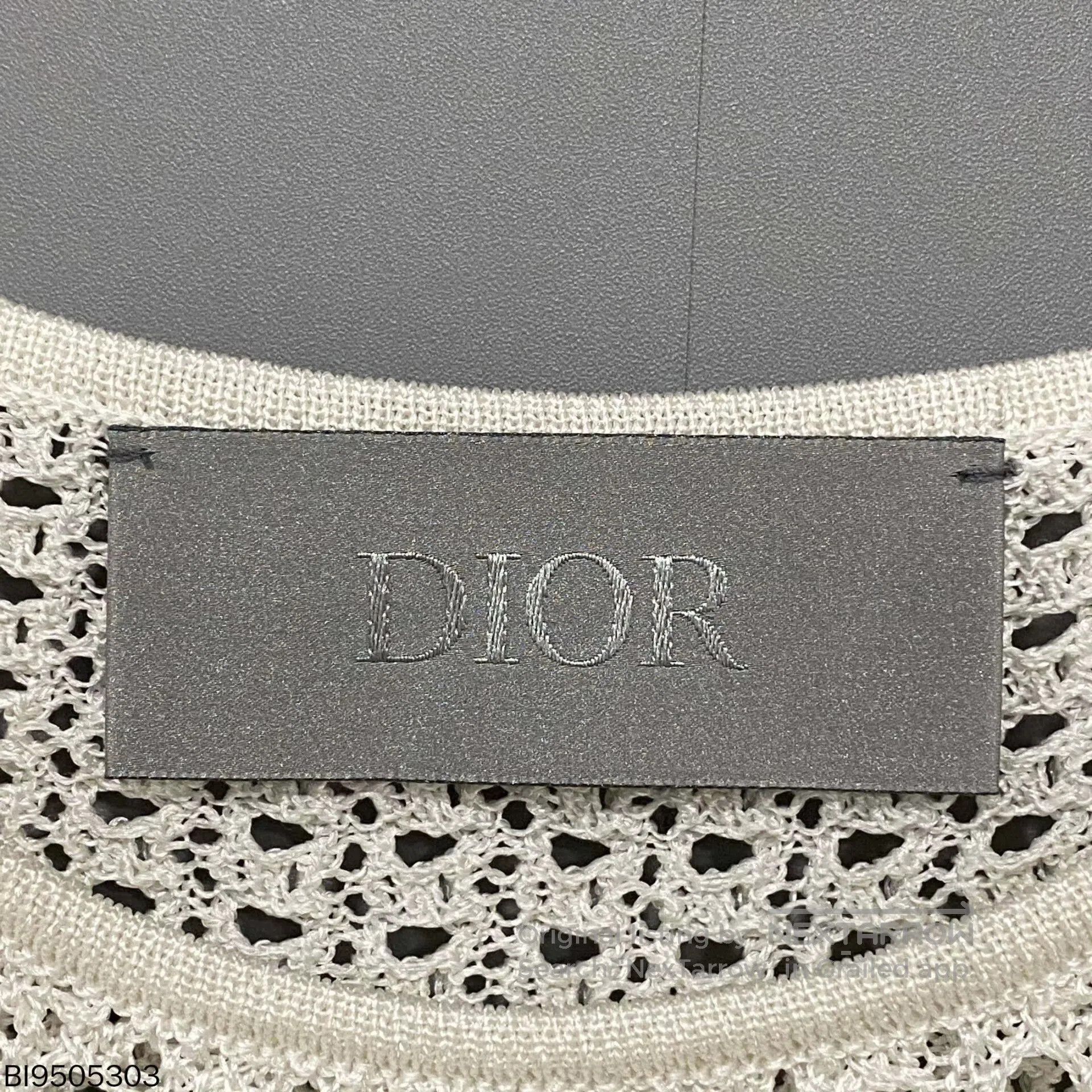 Dior dior logo mesh sleeveless vest in white. Size US L / EU 52-54 / 3 - 6 Thumbnail
