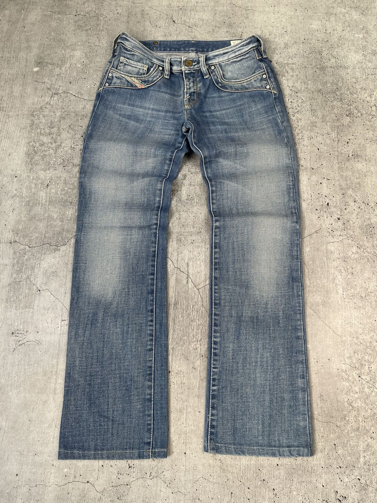 Diesel Vintage Diesel Jeans Flared Denim Designer Luxury rare Size US 27 - 4 Thumbnail
