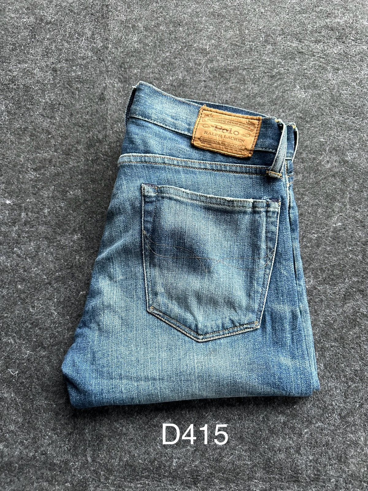 Polo Ralph Lauren Vintage Polo Ralph Lauren Slim Fit Denim 28x30 D415 Size US 28 / EU 44 - 21 Thumbnail