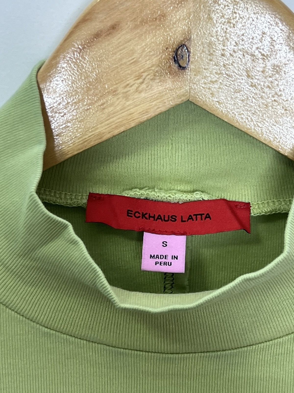 Eckhaus Latta ECKHAUS LATTA LAPPED BABY TURTLENECK Size S / US 4 / IT 40 - 4 Thumbnail