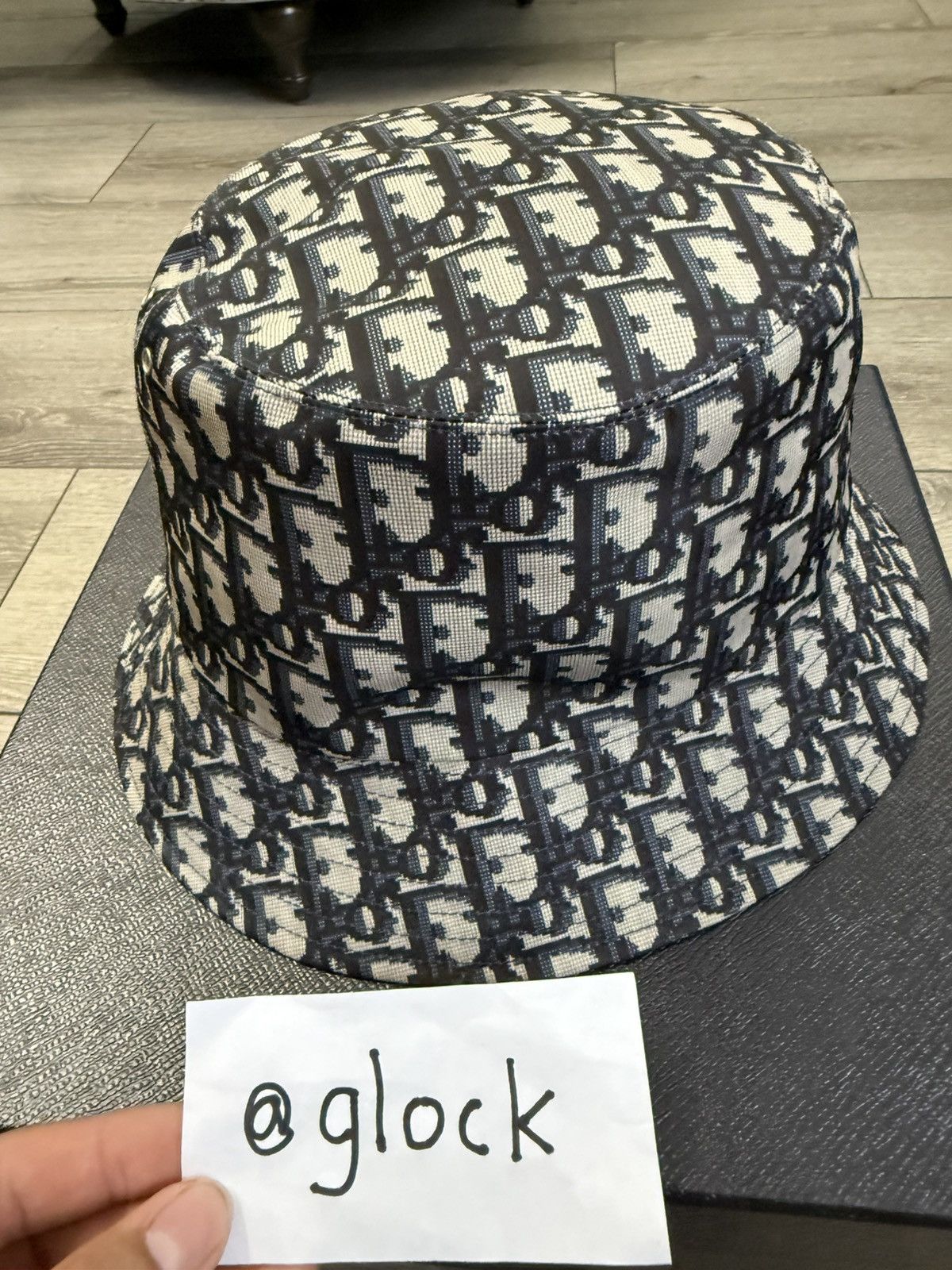 Christian Dior Monsieur Christian Dior Monsieur Diorissimo Reversible Bucket Hat Size ONE SIZE - 2 Thumbnail