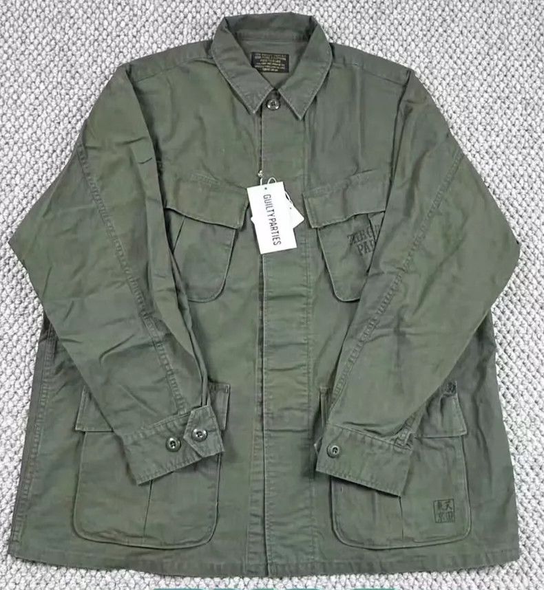 Wacko Maria WACKO MARIA ARMY SHIRT Embroidered Field Jacket - dmc Size US M / EU 48-50 / 2 - 1 Thumbnail