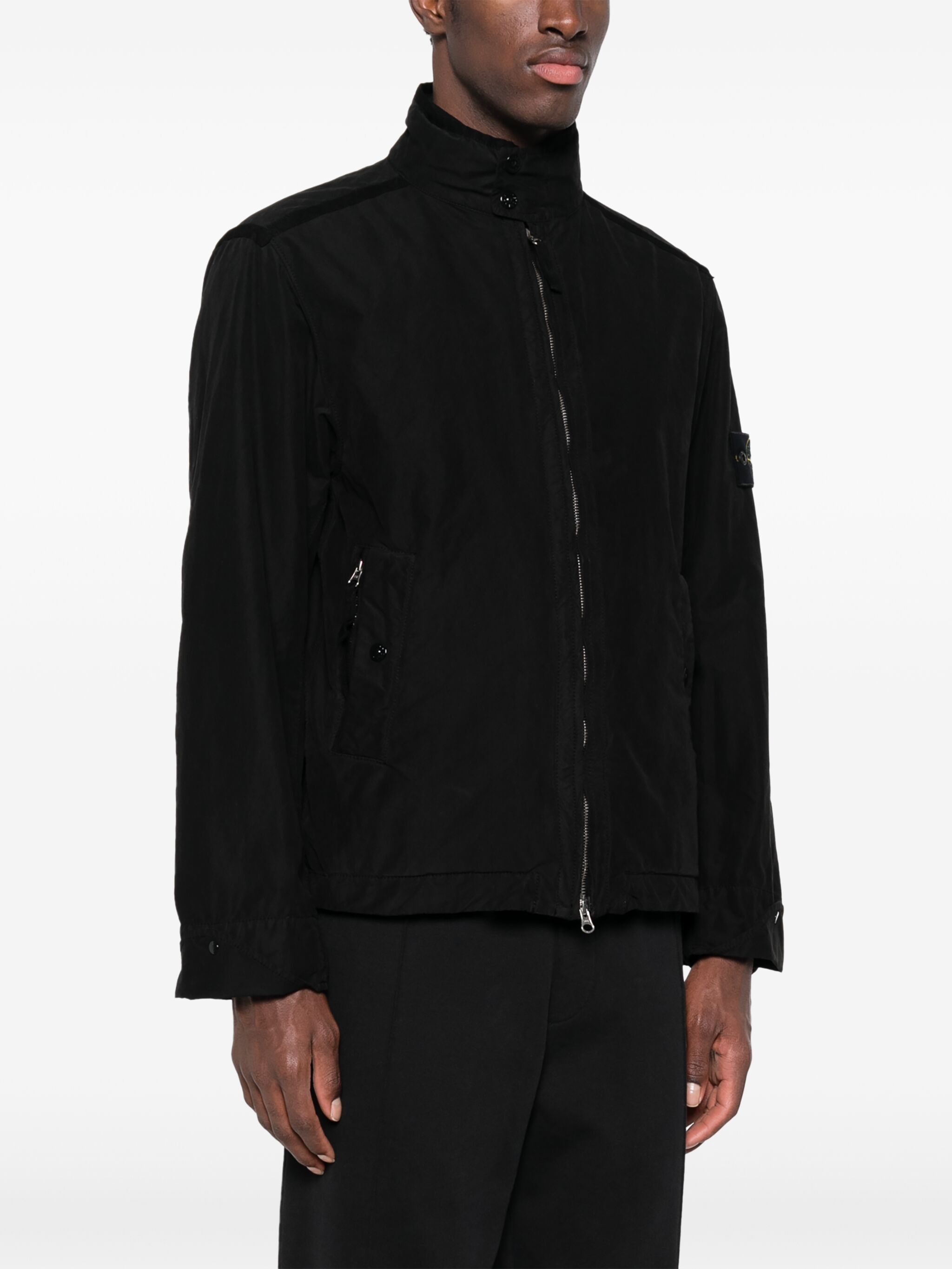 C.P. Company o1y1224 Logo Turtleneck Jacket in Black Size US XL / EU 56 / 4 - 3 Thumbnail
