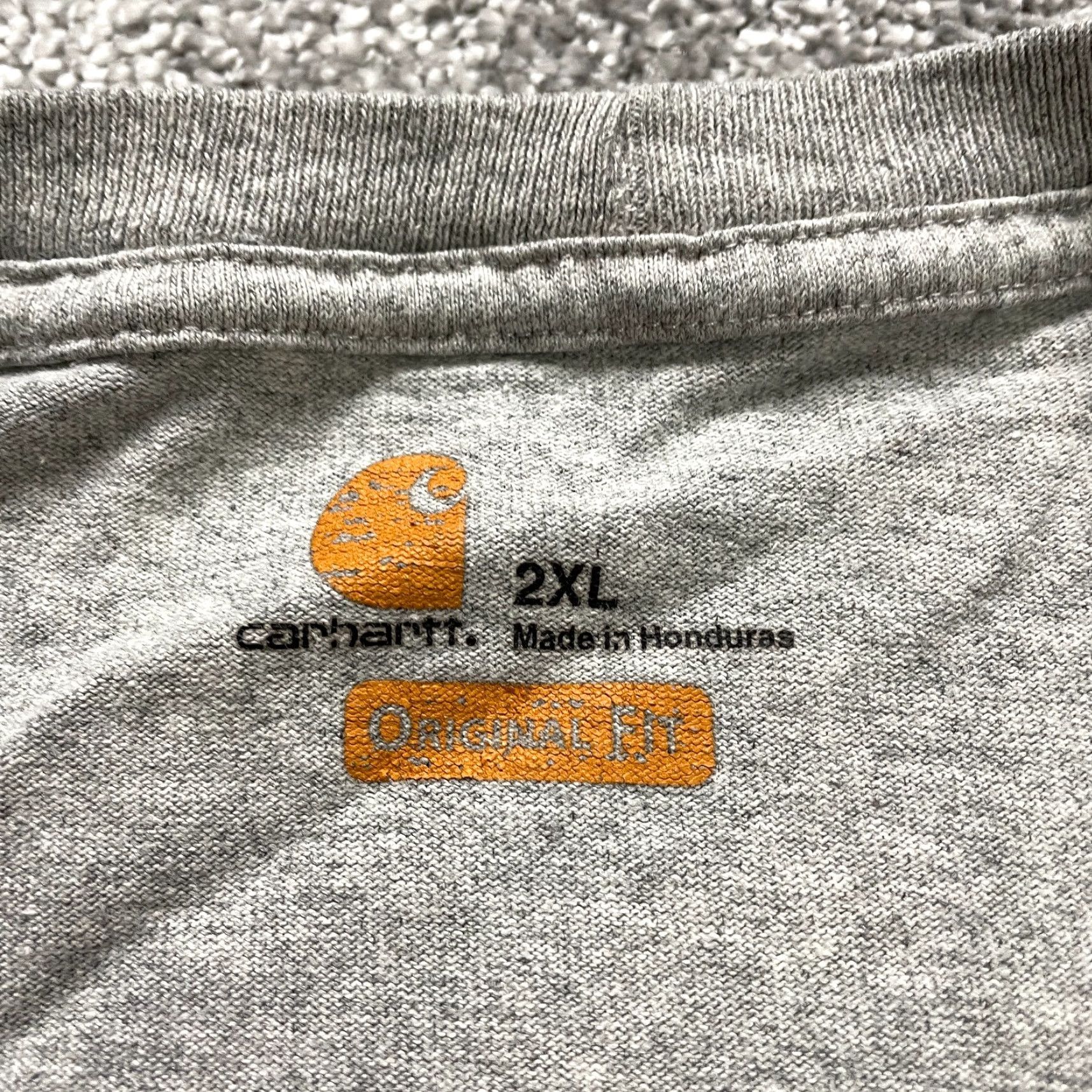 Carhartt Carhartt Original Fit T-Shirt Men 2XL Gray Graphic Crew Neck Cotton Tee Size US XXL / EU 58 / 5 - 7 Thumbnail