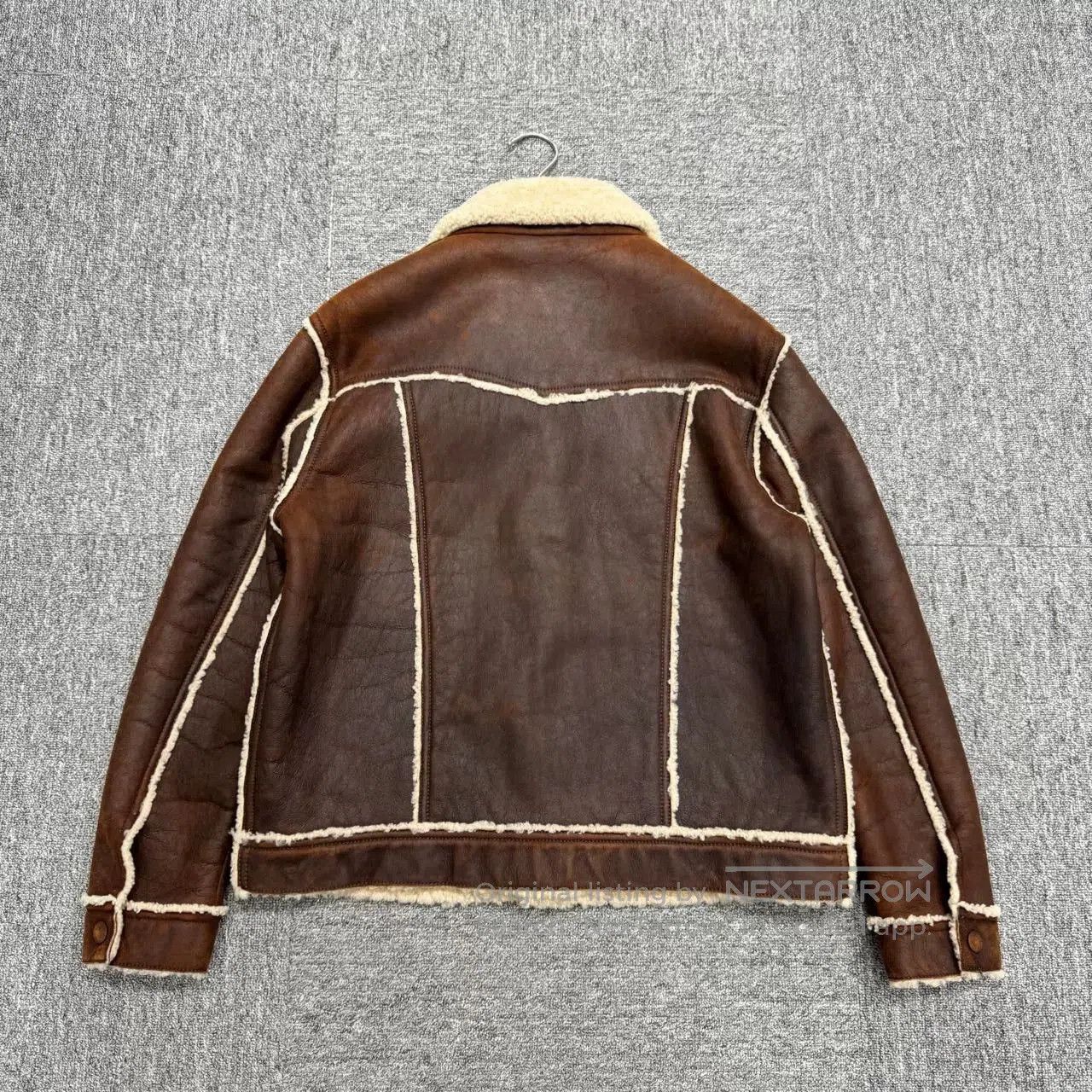 Louis Vuitton brown shearling outerwear jacket. Size US XXL / EU 58 / 5 - 2 Thumbnail
