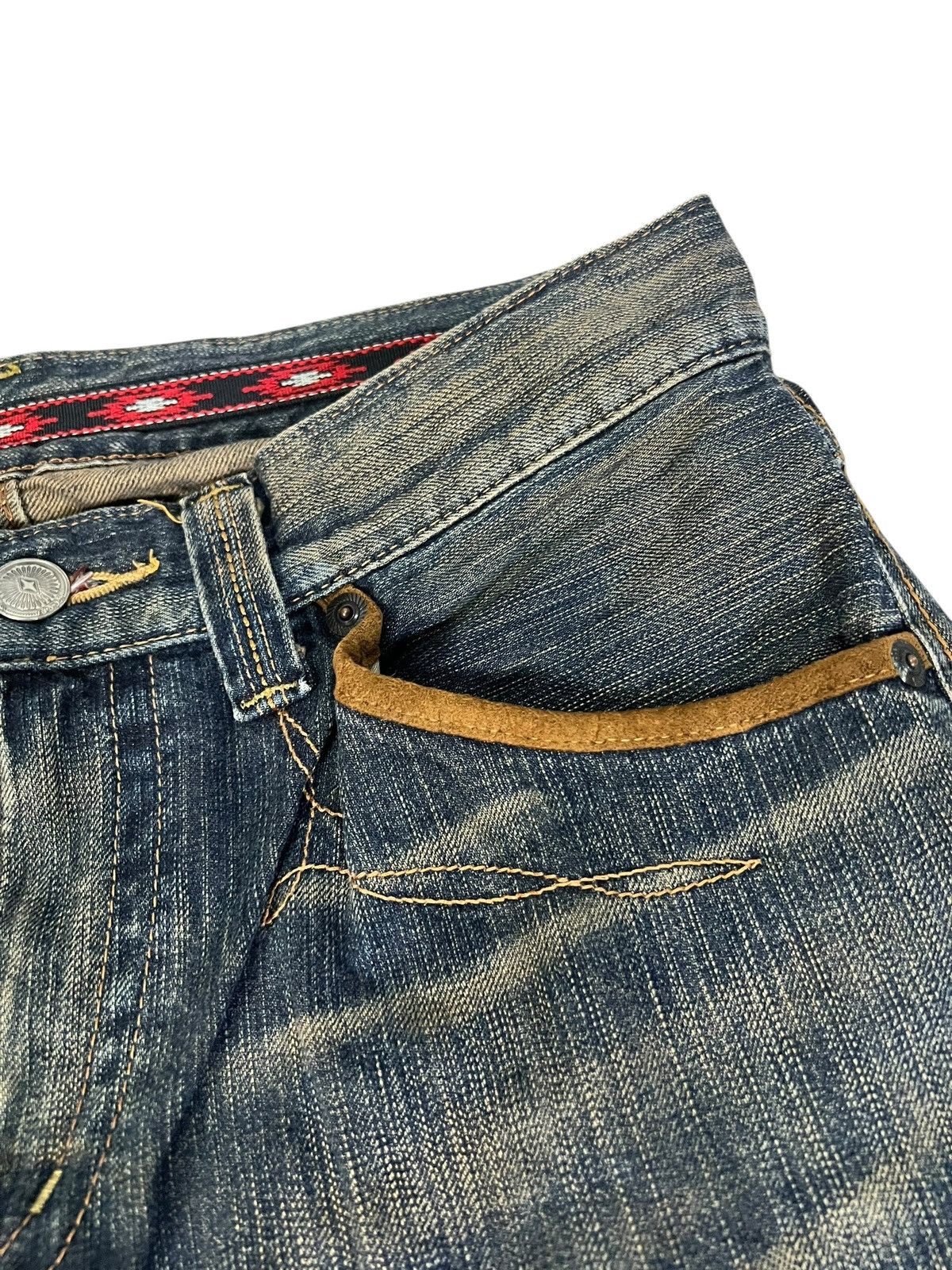 Edwin 💥Flare💥Vintage Edwin XV Navajo Rusty Denim Jean Size US 33 - 9 Thumbnail