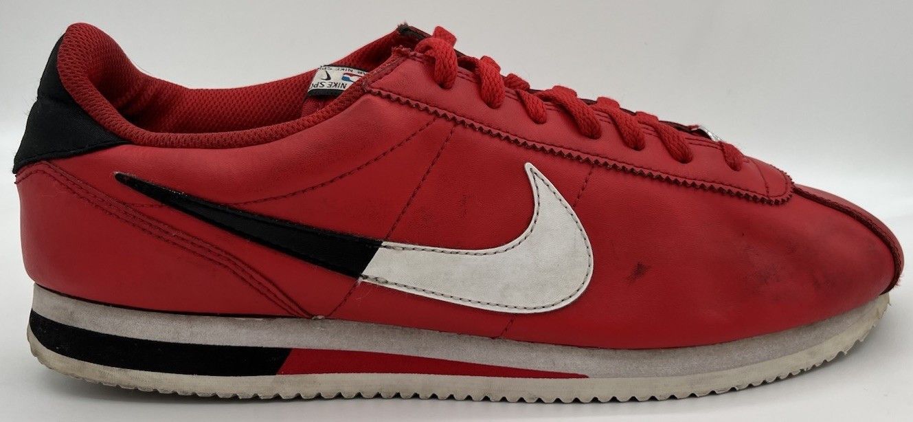 Nike Nike Cortez NBA SE Red White Black Sneakers Mens Size 12 Size US 12 / EU 45 - 6 Thumbnail