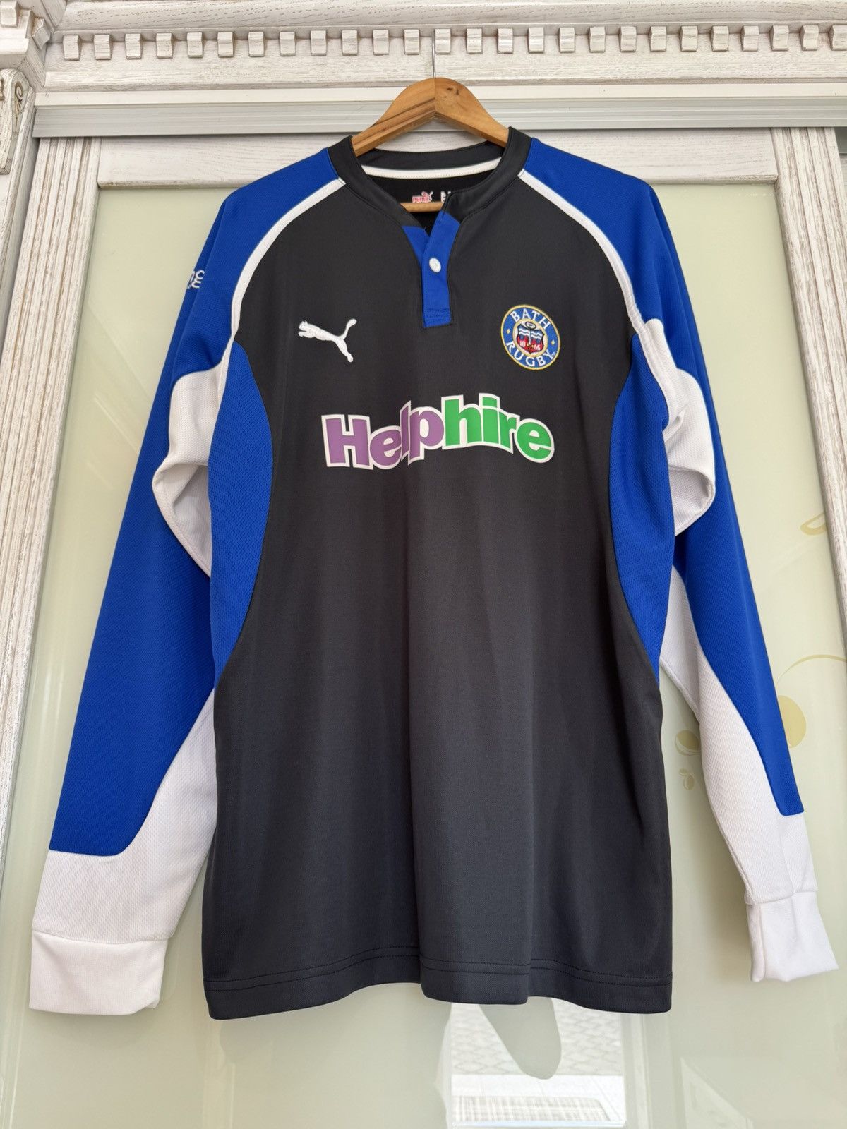 Vintage Bath 2006-2007 Rugby Long Sleeve Jersey Kit Shirt
