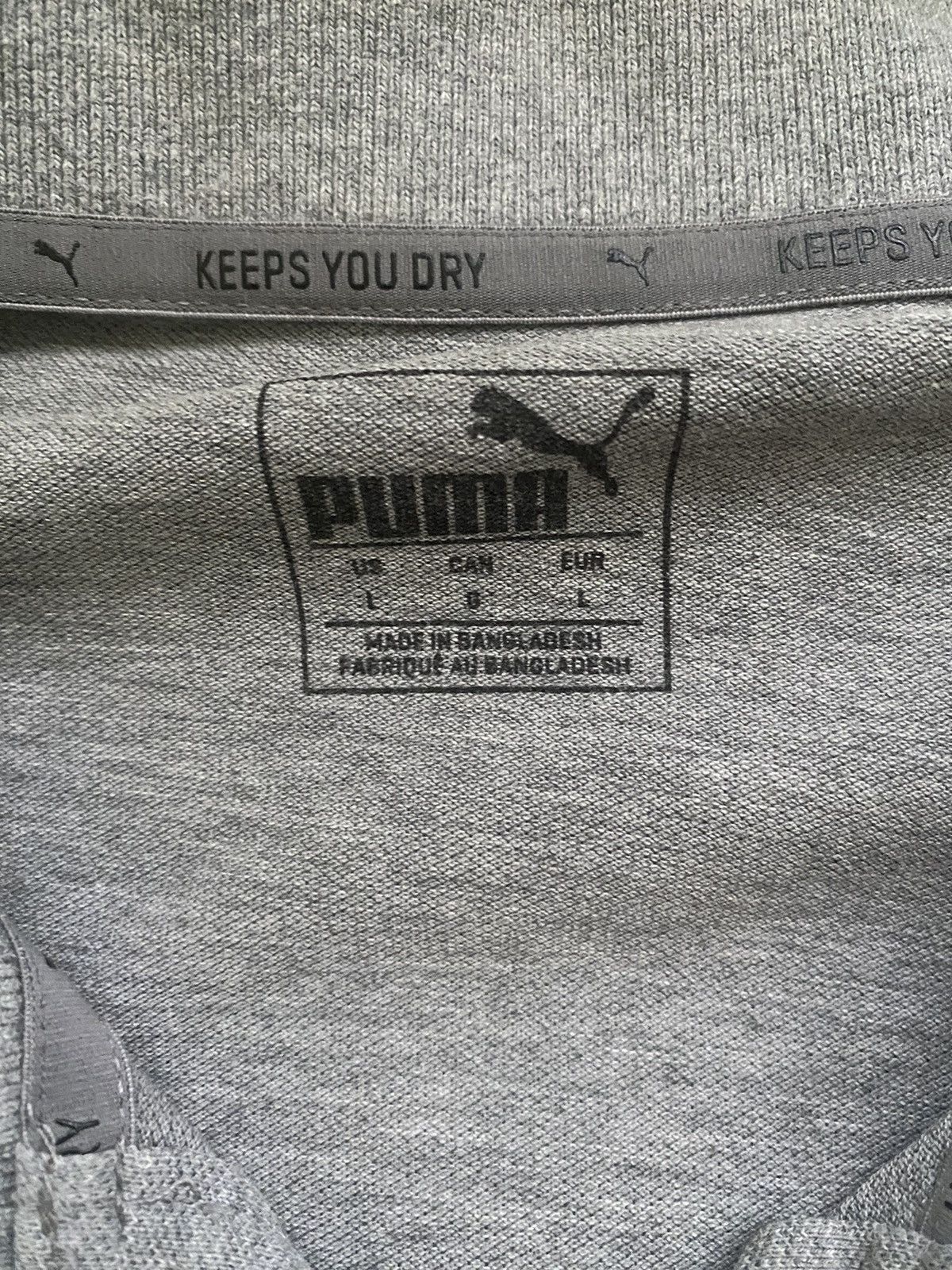 Puma Grey Puma Golf Shirt Size US L / EU 52-54 / 3 - 3 Thumbnail