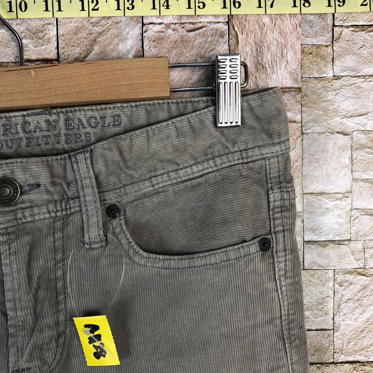 Vintage American Eagle Outfitters Grey Conduroy Pants #A1128 Size US 27 - 8 Thumbnail