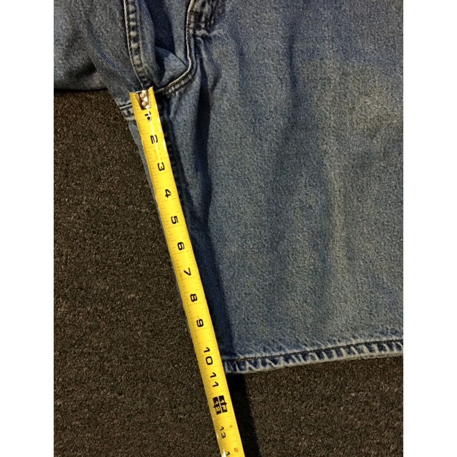 Levi's VINTAGE Levi’s Silvertab Loose Denim Jean Shorts 40 Skate Grunge Baggy Punk 80s 90s Mens Jeans Shorts Blue Size US 40 / EU 56 - 6 Thumbnail