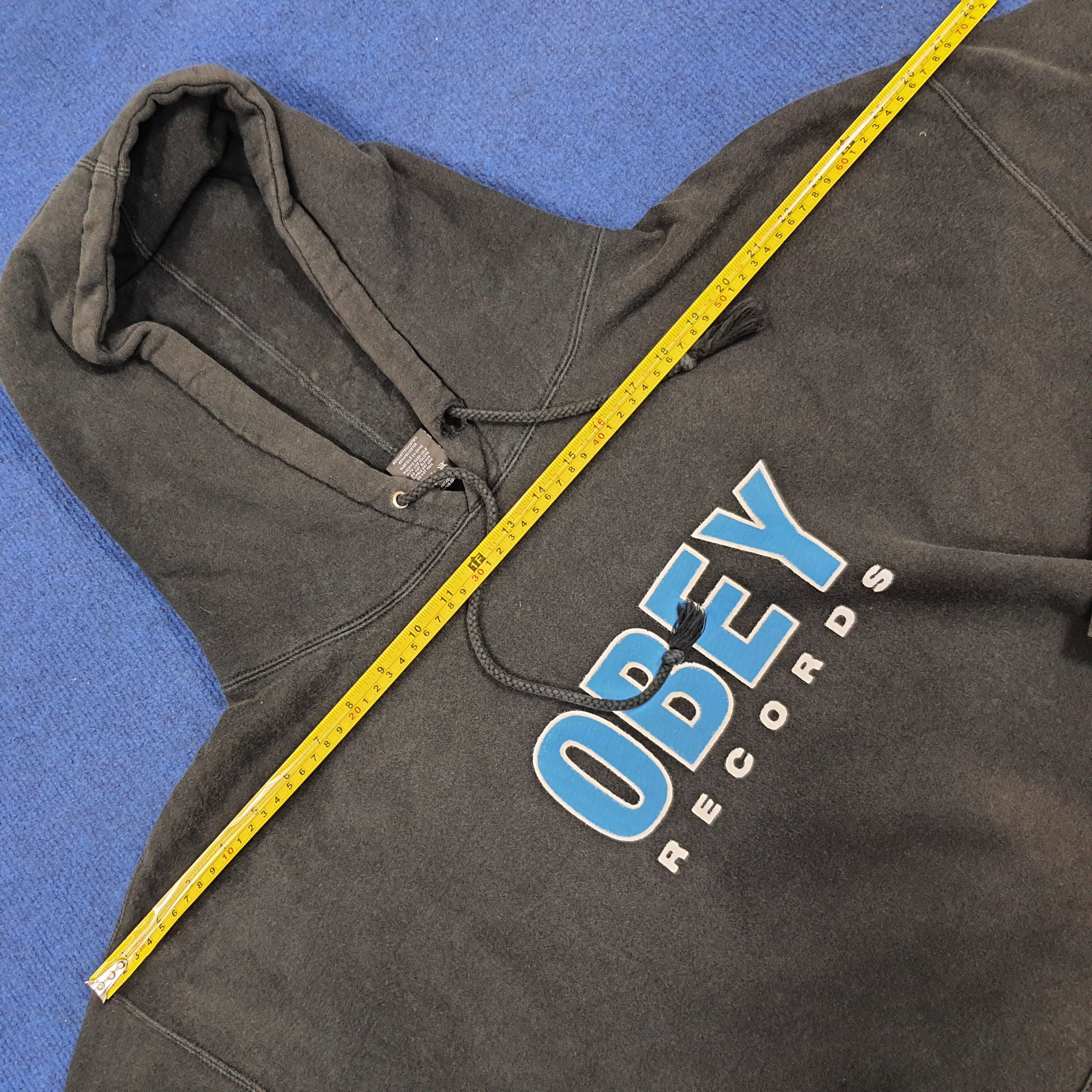 Obey Vintage Obey Records Streetwear Hoodies Size US XXL / EU 58 / 5 - 9 Thumbnail