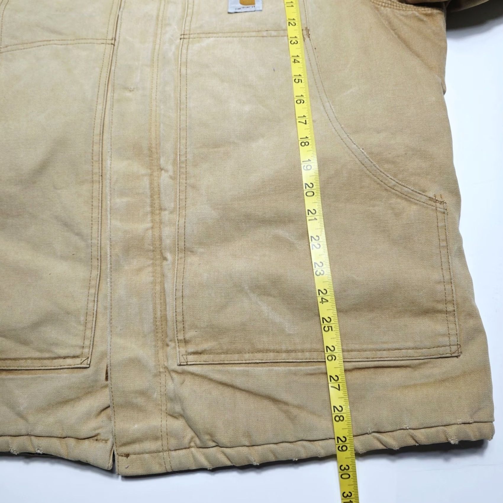 Carhartt VINTAGE Carhartt Beige Canvas Work Wear Work Jacket Removable Hood Fits M Men Medium Knit Zipper Logo Quilted Hooded Adjustable Size US M / EU 48-50 / 2 - 7 Thumbnail
