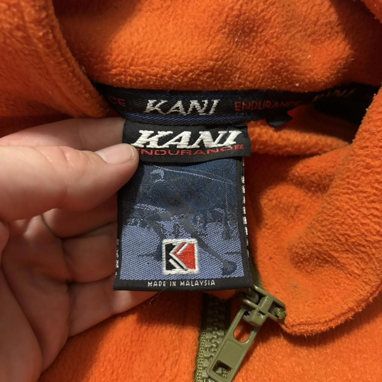 Karl Kani Vintage Karl Kani Endurance Collared Fleece Sweatshirt XL Size US XL / EU 56 / 4 - 7 Thumbnail