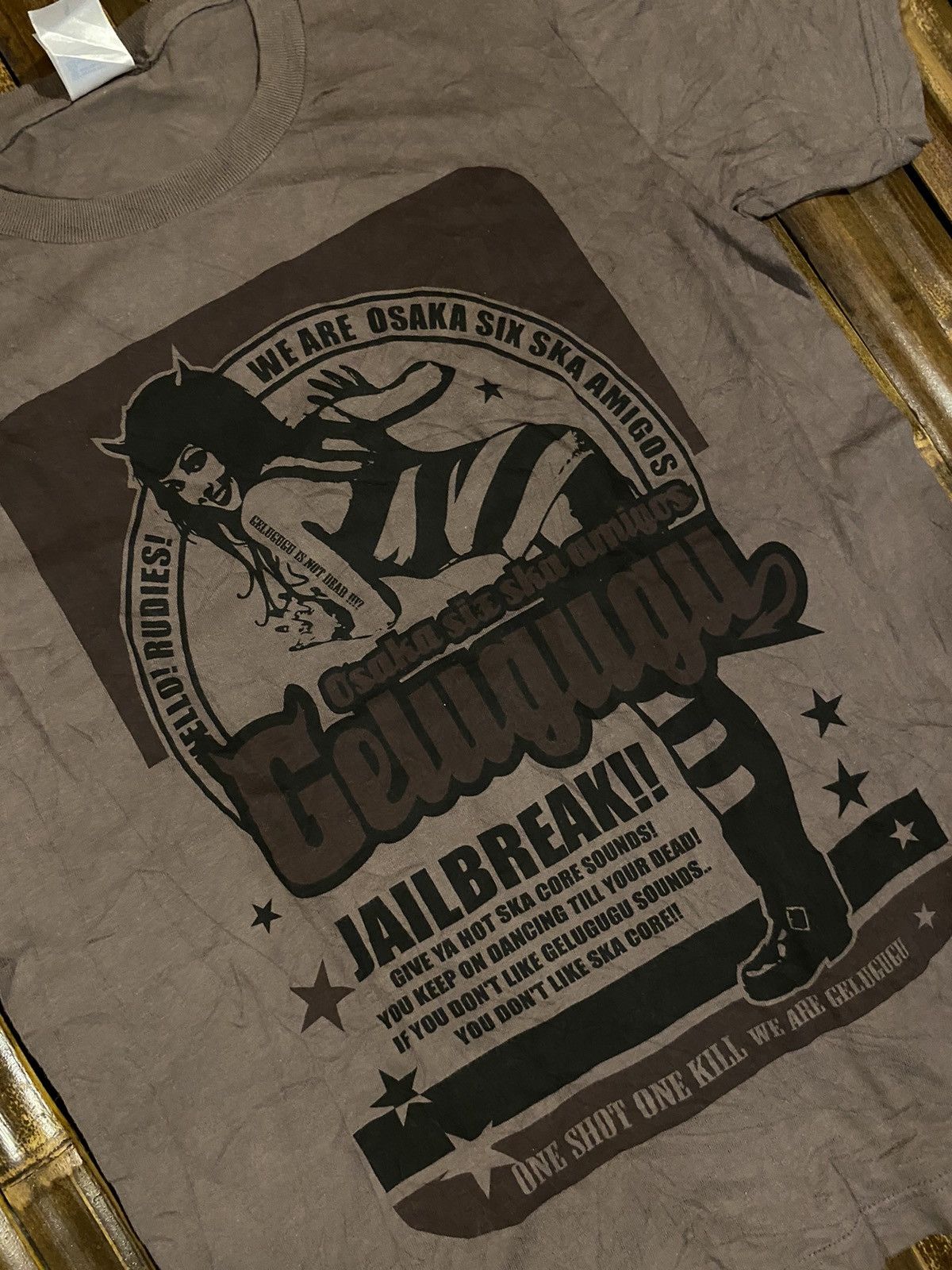 Japanese Brand GELUGUGU TSHIRT Size US S / EU 44-46 / 1 - 2 Thumbnail