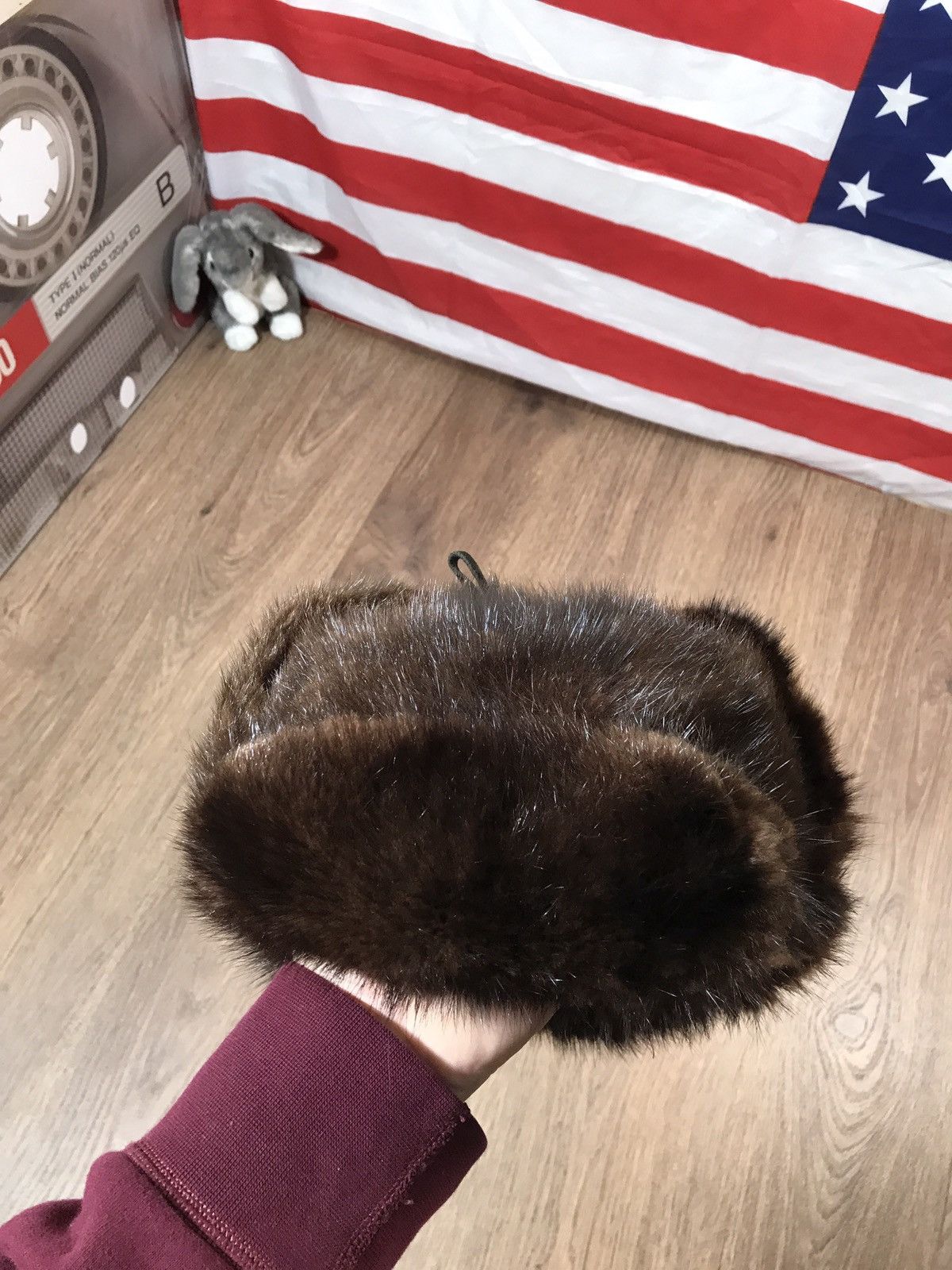 Japanese Brand × Vintage Vintage Natural Fur Ushanka Hat Size ONE SIZE - 7 Thumbnail