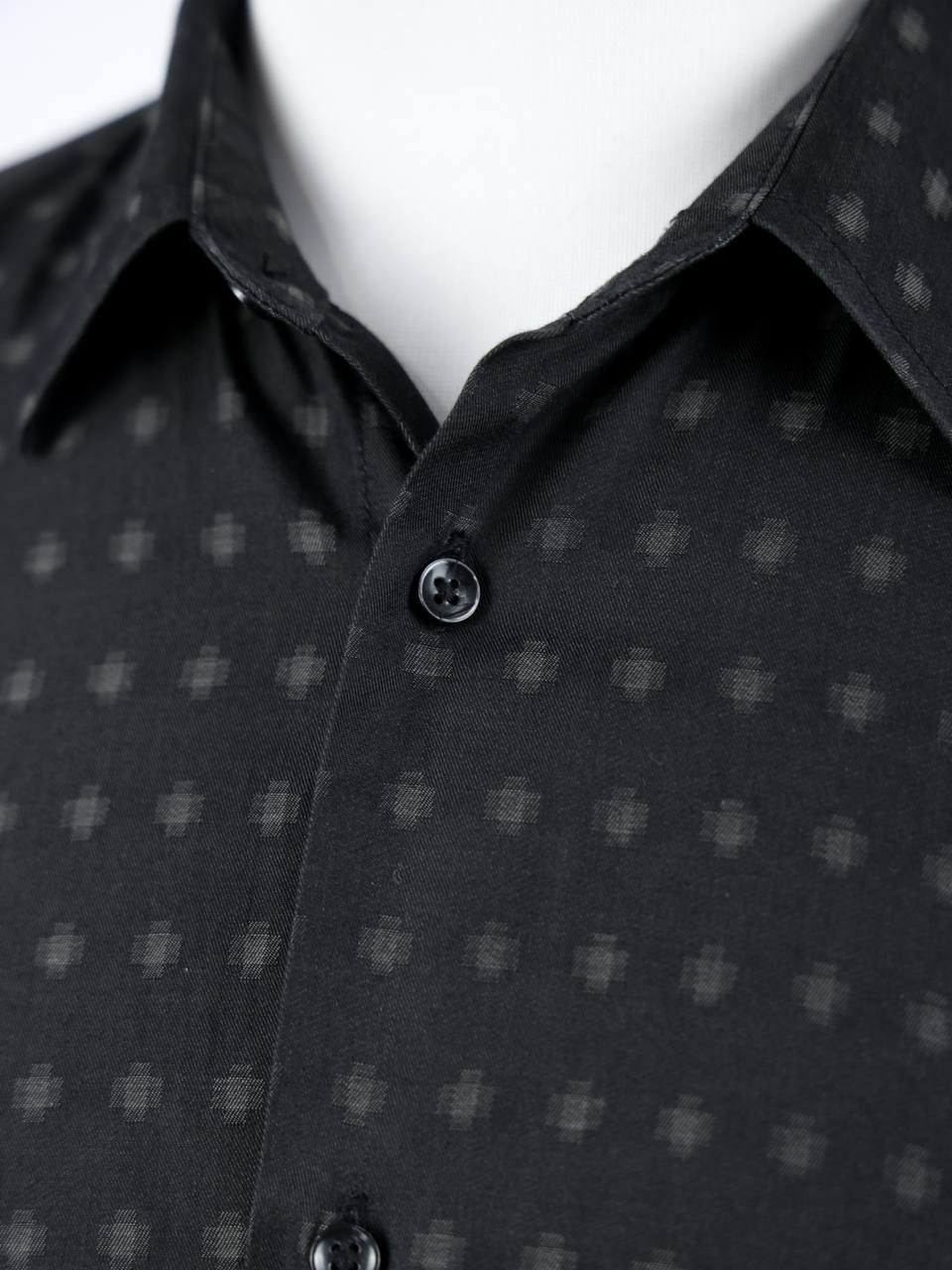 Antony Morato ANTONY MORATO Slim fit jacquard cotton shirt Size US XL / EU 56 / 4 - 7 Thumbnail