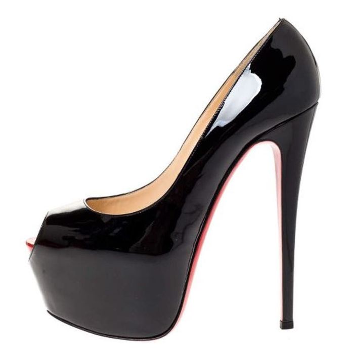 Christian Louboutin Christian Louboutin Highness 160 Patent Calf Peep ...