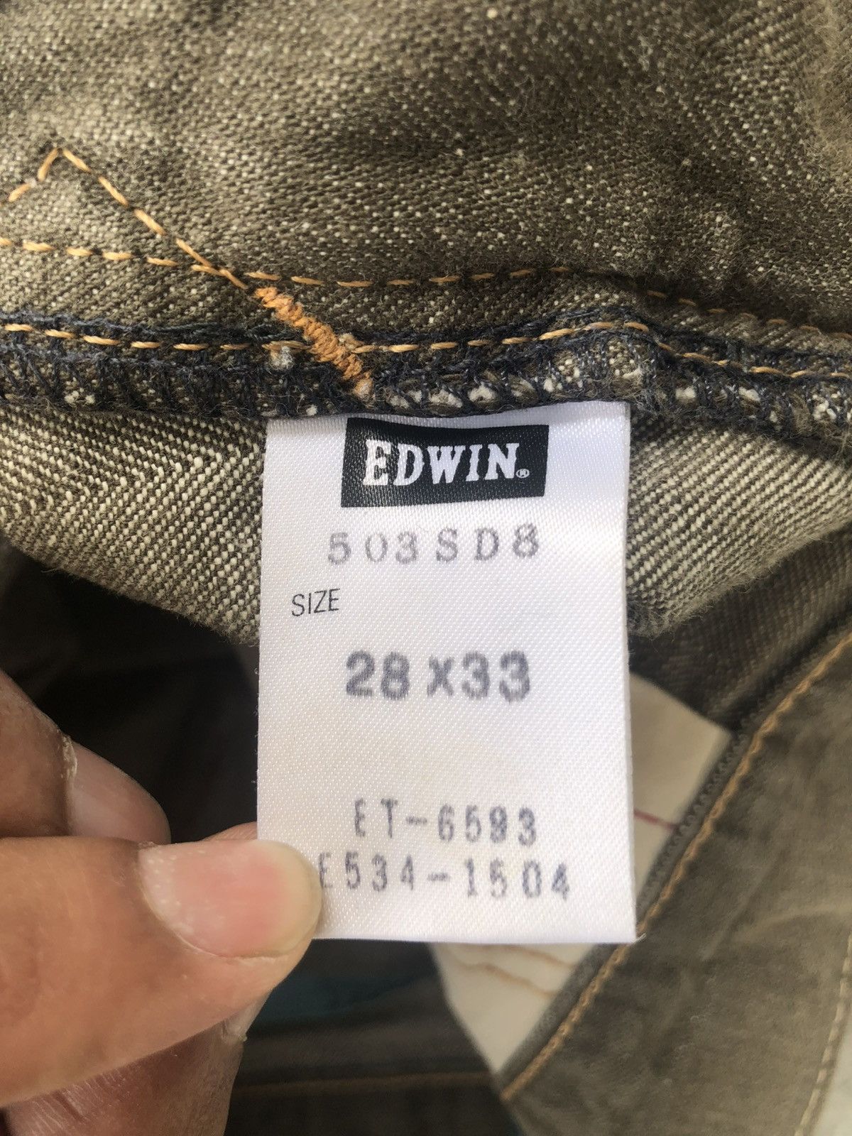 Who Decides War Edwin Flared Jeans Mudwash Distressed Jeans Size US 30 / EU 46 - 19 Thumbnail