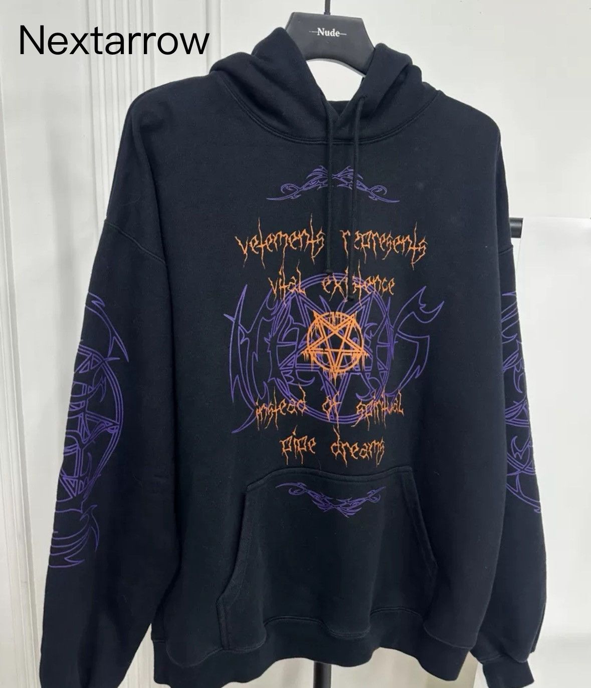 トップス Vetements Patched Pentagram Hoodie vetements pentagram hoodie - Welcome to Quality Engineering