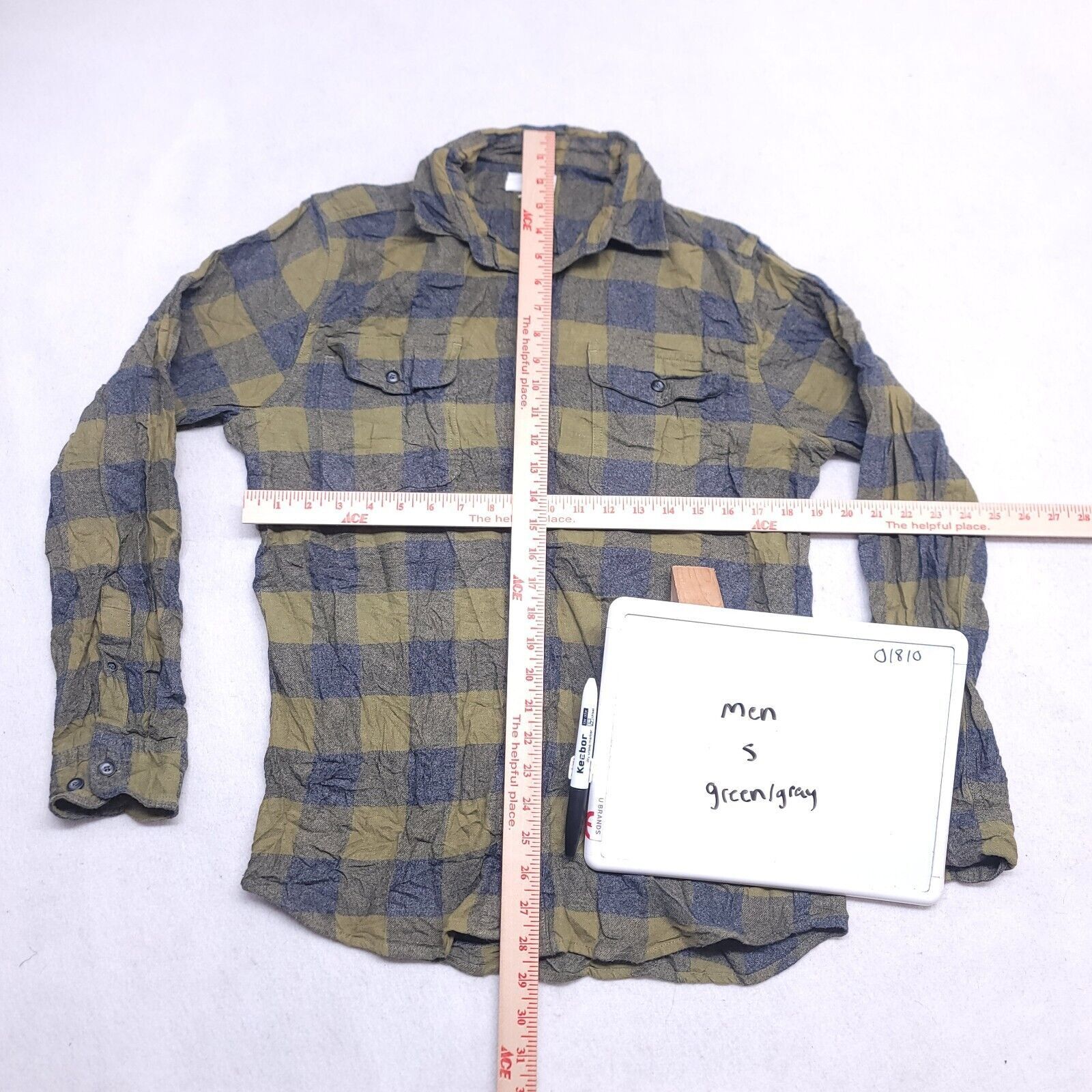 Sonoma Sonoma Buffalo Check Flannel Shirt Mens Size Small S Green Size US S / EU 44-46 / 1 - 6 Thumbnail