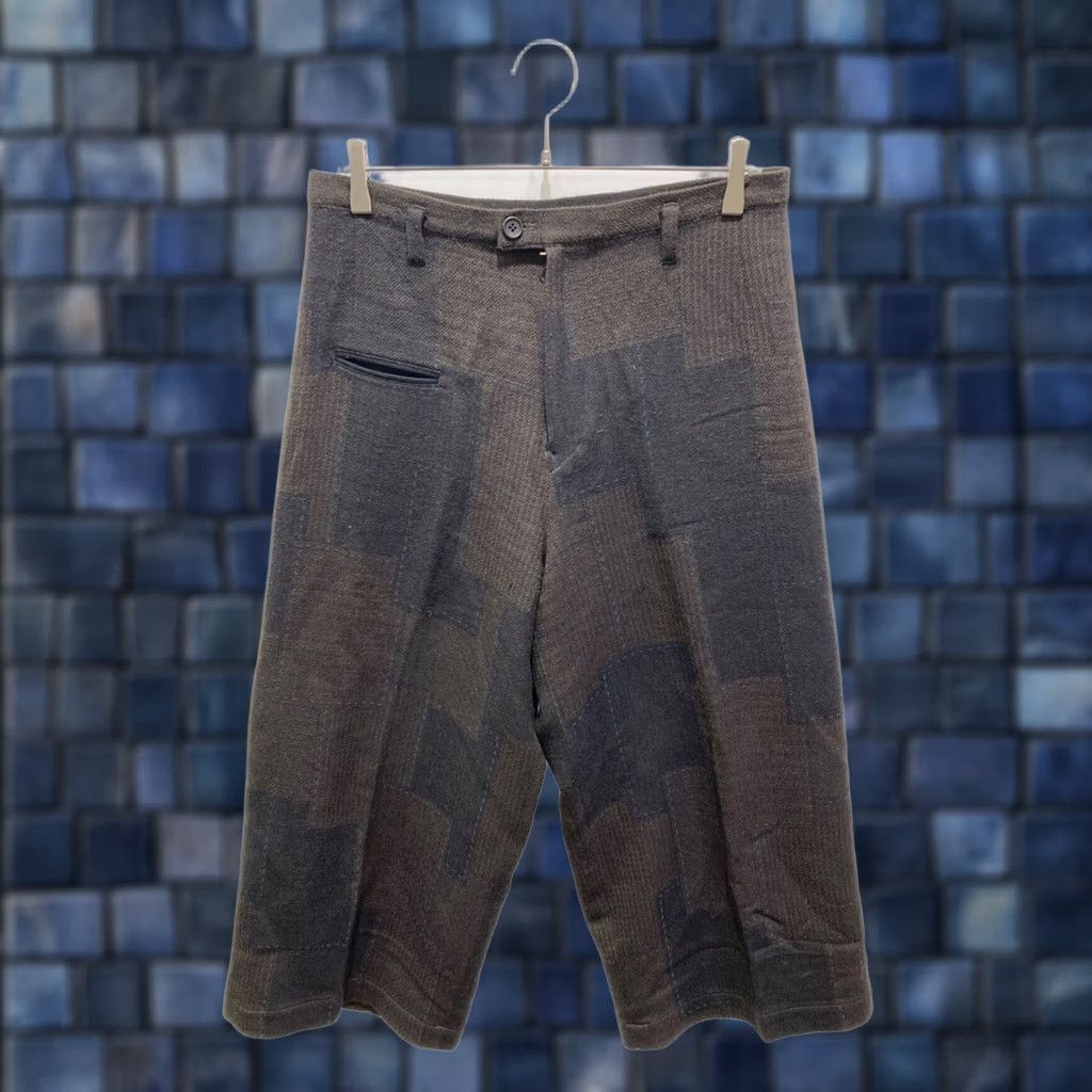 Yohji Yamamoto Yohji Yamamoto Pants Wool Size 2 Brown Solid Patchwork Ladies Regular Dress Pants Womens Size 26" / US 2 / IT 38 - 1 Thumbnail