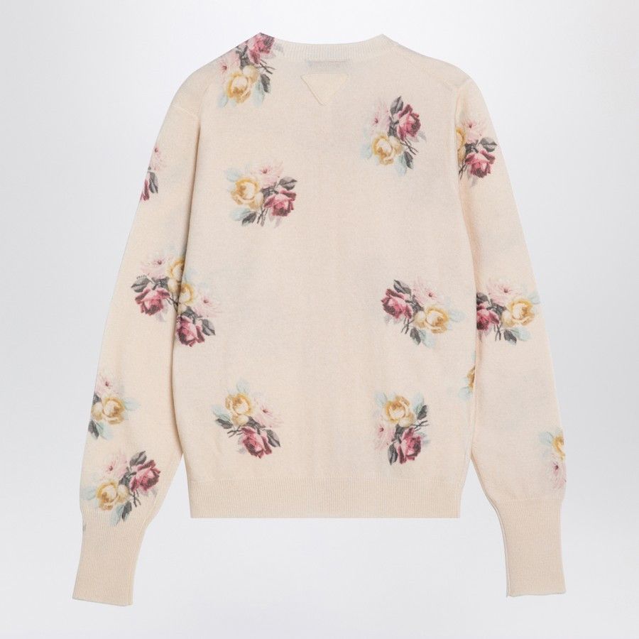 Prada o1d2blof0924 Cardigans in Ivory Size M / US 6-8 / IT 42-44 - 2 Thumbnail