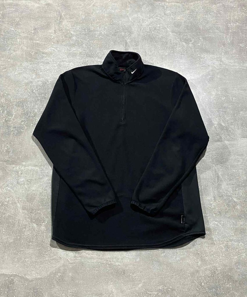 Nike Vintage Y2K Nike Neck Swoosh Fleece Long-sleeve Size US S / EU 44-46 / 1 - 1 Thumbnail