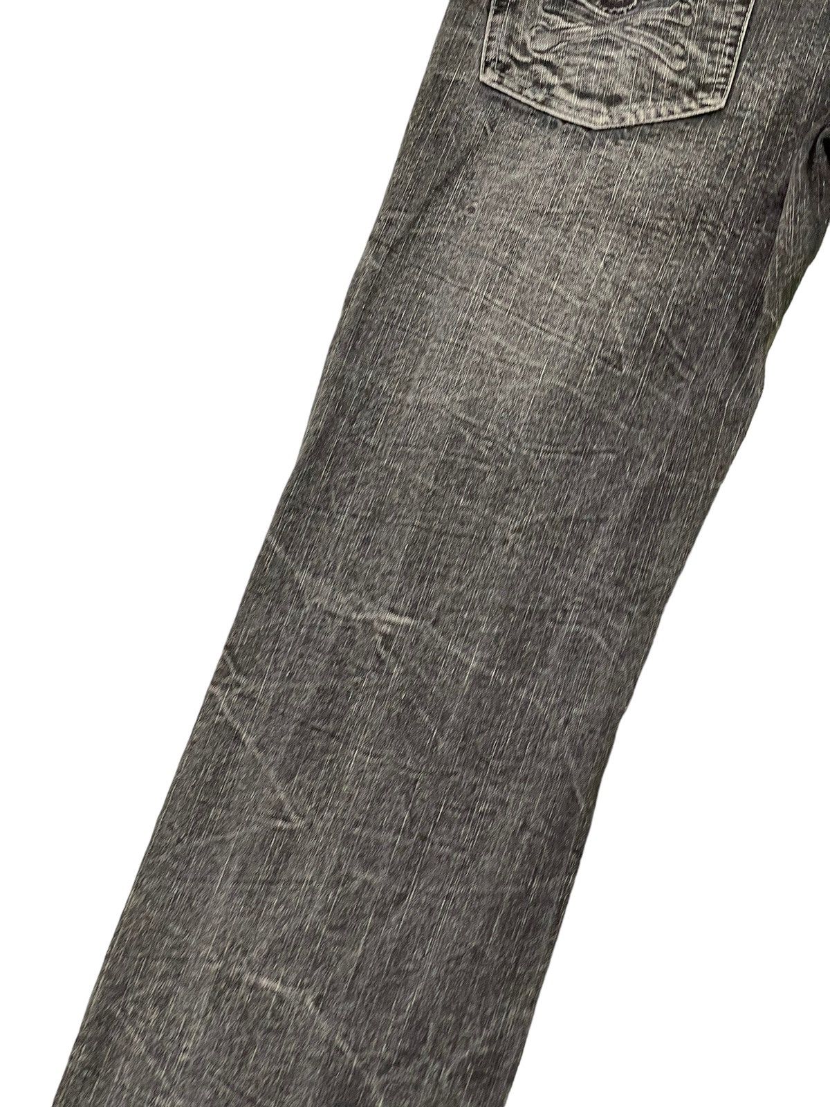 Japanese Brand Distress Jeans Root Three Regular Straight 6🟦3 Size US 31 - 17 Thumbnail