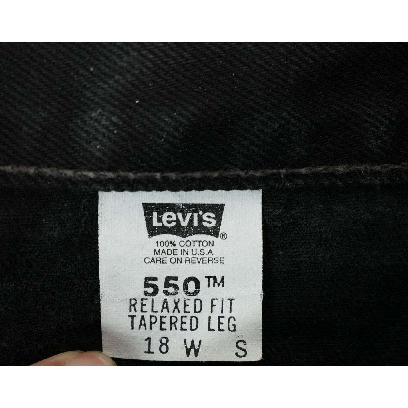Levi's Vintage Levis 550 Jeans 18 WS Relaxed Fit Tapered Two Horses Size 40" / US 18 - 9 Thumbnail