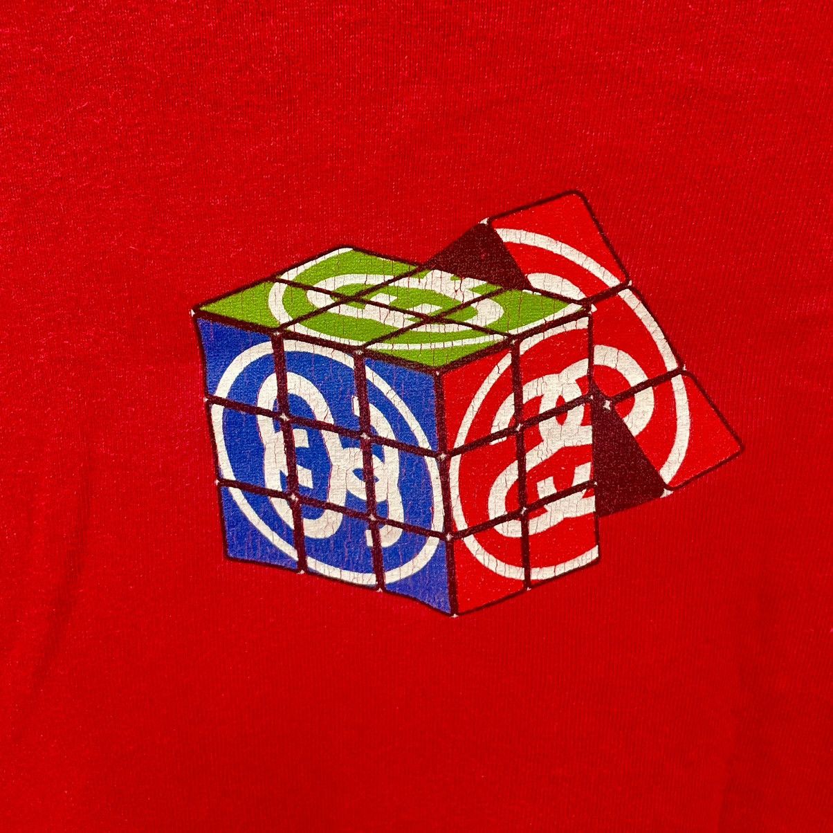 Stussy Men's Vintage Stussy Rubic Cube Shirt Size Large Red Colour Size US L / EU 52-54 / 3 - 2 Thumbnail