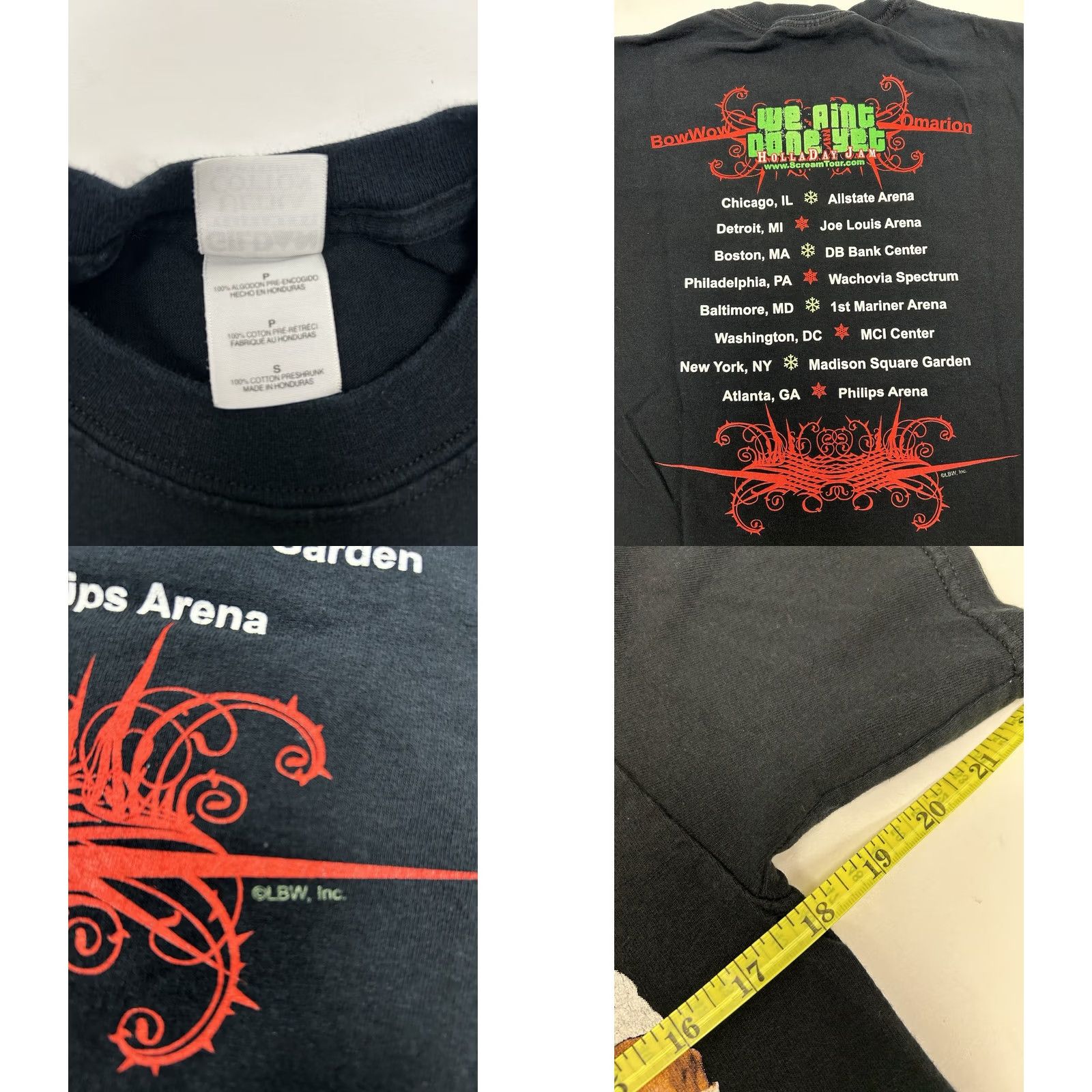 Vintage VINTAGE 2005 Bow Wow Omarion We Ain't Done Yet T-Shirt Music Tour Small Black Size US S / EU 44-46 / 1 - 8 Thumbnail
