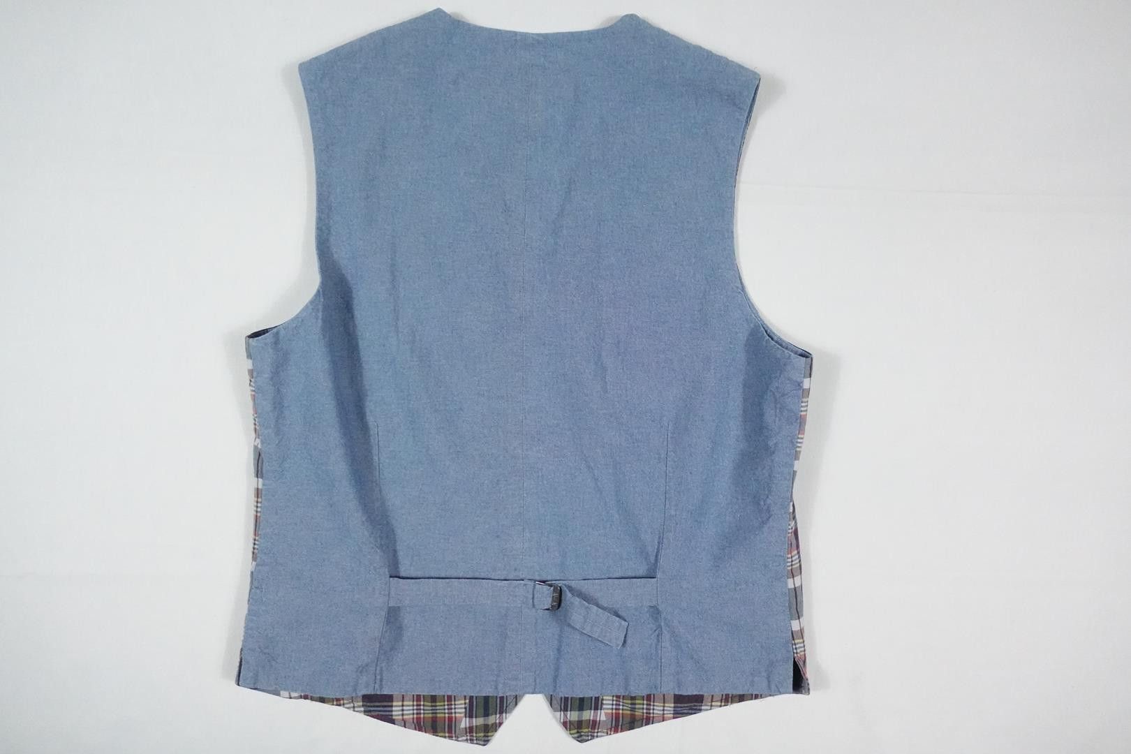 Polo Ralph Lauren Ralph Lauren Rugby Vest Waistcoat Madras Plaid RARE M Size US M / EU 48-50 / 2 - 2 Thumbnail