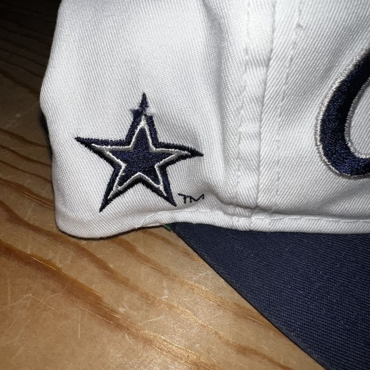 Sports Specialties VINTAGE 90s NFL DALLAS COWBOYS SCRIPT LOGO SNAPBACK HAT Size ONE SIZE - 3 Thumbnail