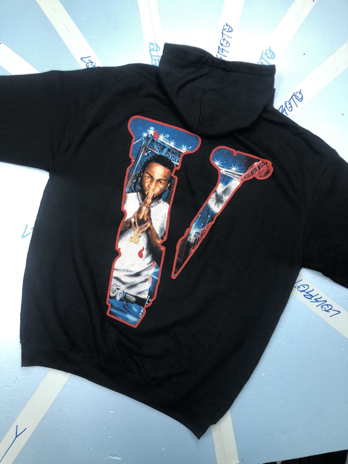 Vlone Pop Smoke x Vlone City Hoodie Size US XXL / EU 58 / 5 - 2 Thumbnail