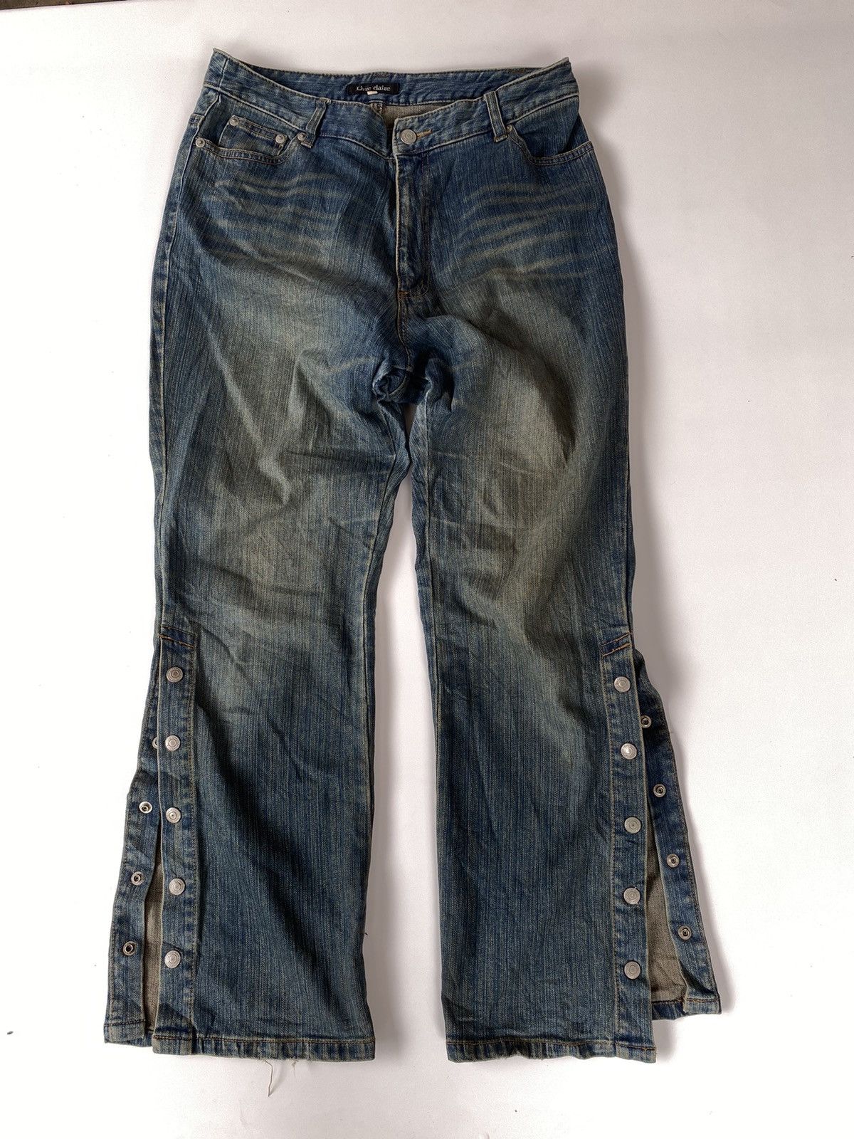 Japanese Brand × Vintage Vintage Denim Leg Button Livre Claire Size US 32 / EU 48 - 2 Thumbnail
