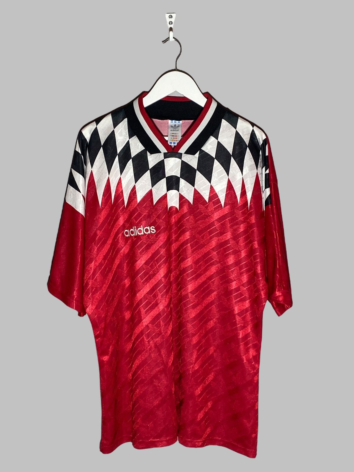 Adidas Vintage Adidas Georgia 1994 Away Football Shirt Jersey Rare Size US XL / EU 56 / 4 - 1 Thumbnail