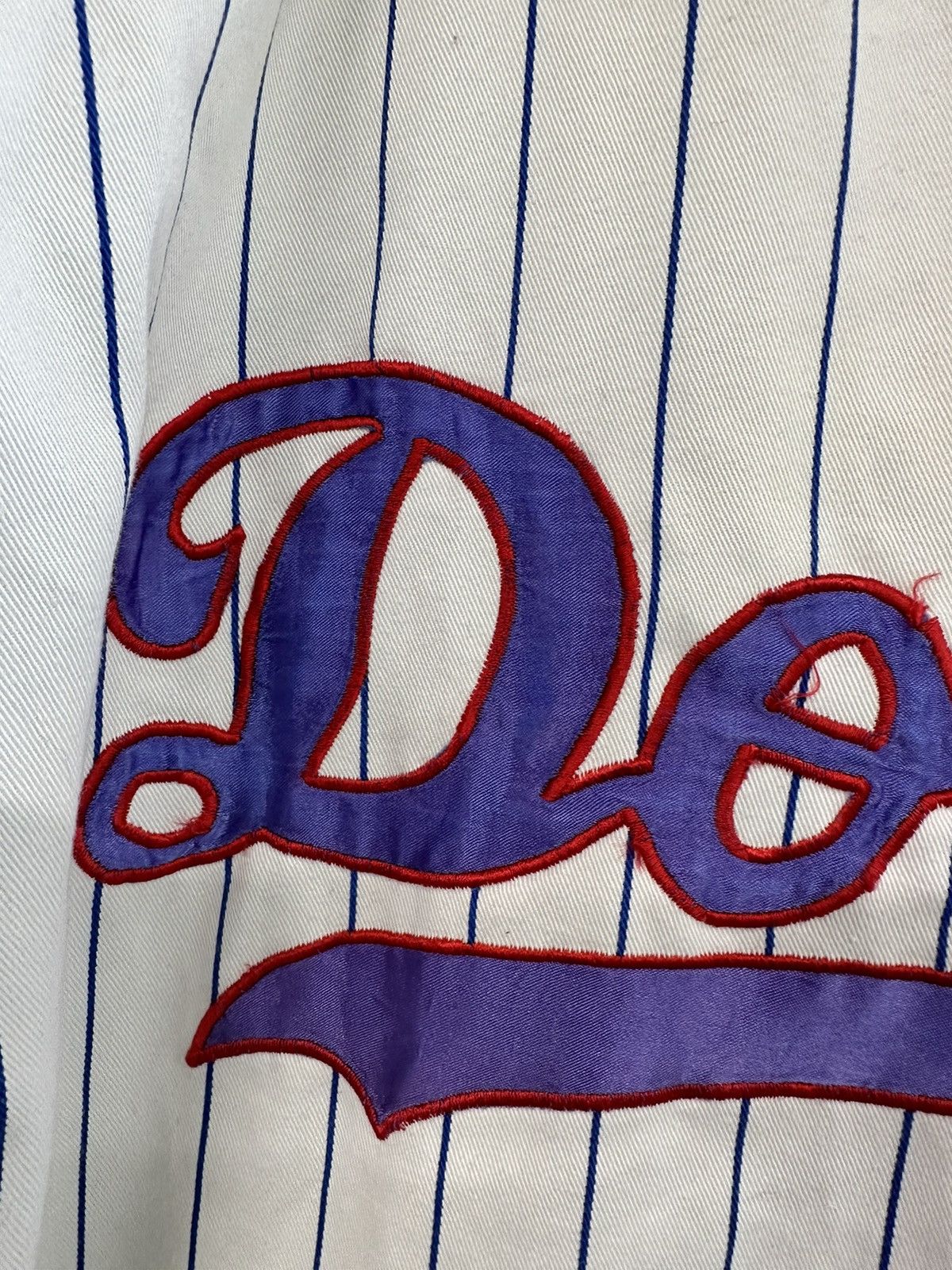 MLB × Vintage Vintage 80s Starter Pinstripe Los Angeles Dodgers Jersey Size US L / EU 52-54 / 3 - 12 Thumbnail