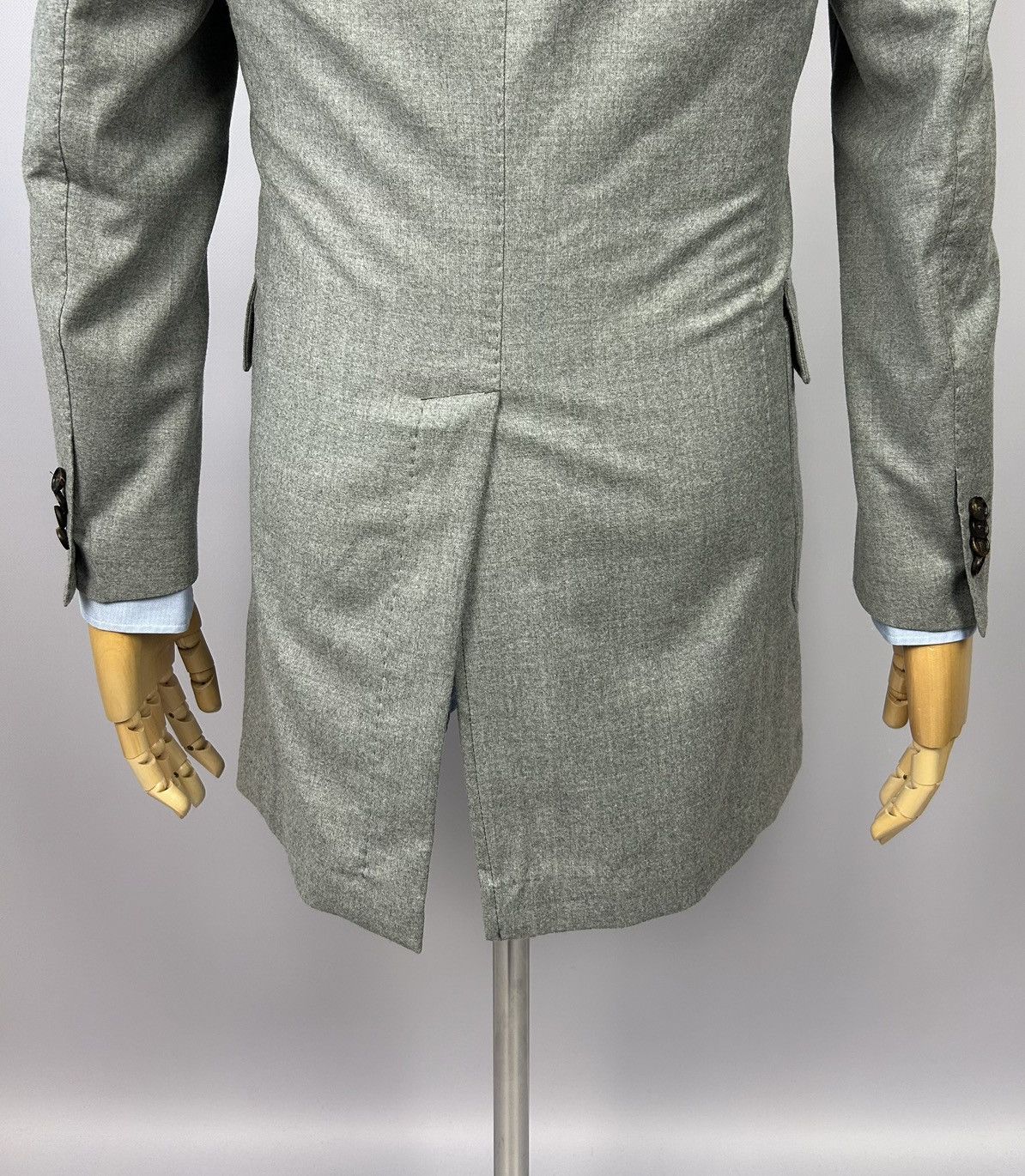Designer × Paoloni Paoloni Quarantotto Double Breasted Wool Unlined Blazer EU46 Size 36R - 12 Thumbnail