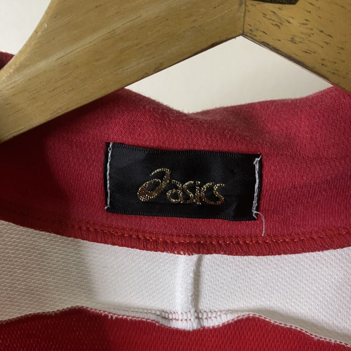 Asics Vintage 90s Asic Collar Sharp Jersey Blokecore Style Size US M / EU 48-50 / 2 - 4 Thumbnail