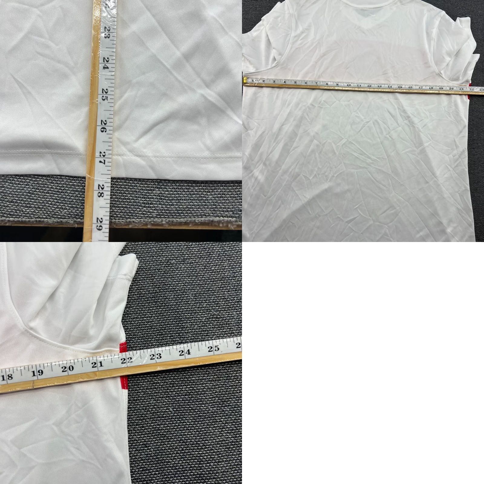 Nike Nike Shirt Turkey 2024 2025 Home Mens Football Jersey XL White Camiseta Soccer Short Sleeve Round Neck Moisture Wicking Quick Dry Athletic Jersey Mens Size US XL / EU 56 / 4 - 8 Thumbnail