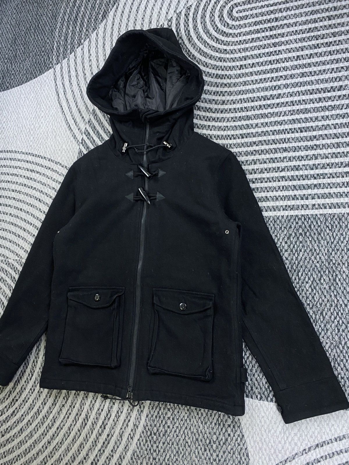 Japanese Brand Vintage Gung Ho Premium Black Hooded Zipper Size US M / EU 48-50 / 2 - 4 Thumbnail