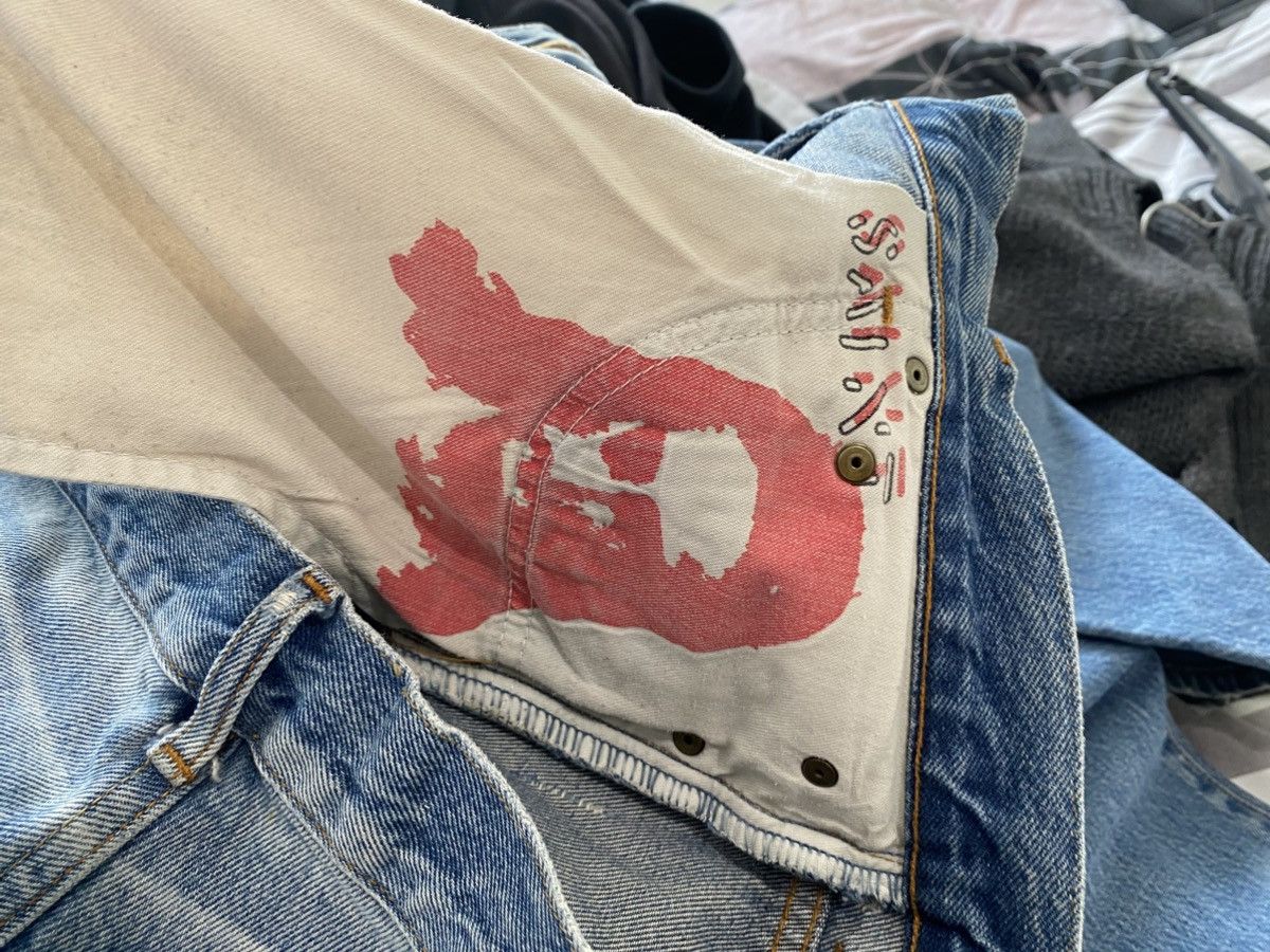 Allsaints × Vintage AllSaints Denim Jeans 36/32 opium Jesus pants flared y2k Size US 36 / EU 52 - 4 Thumbnail