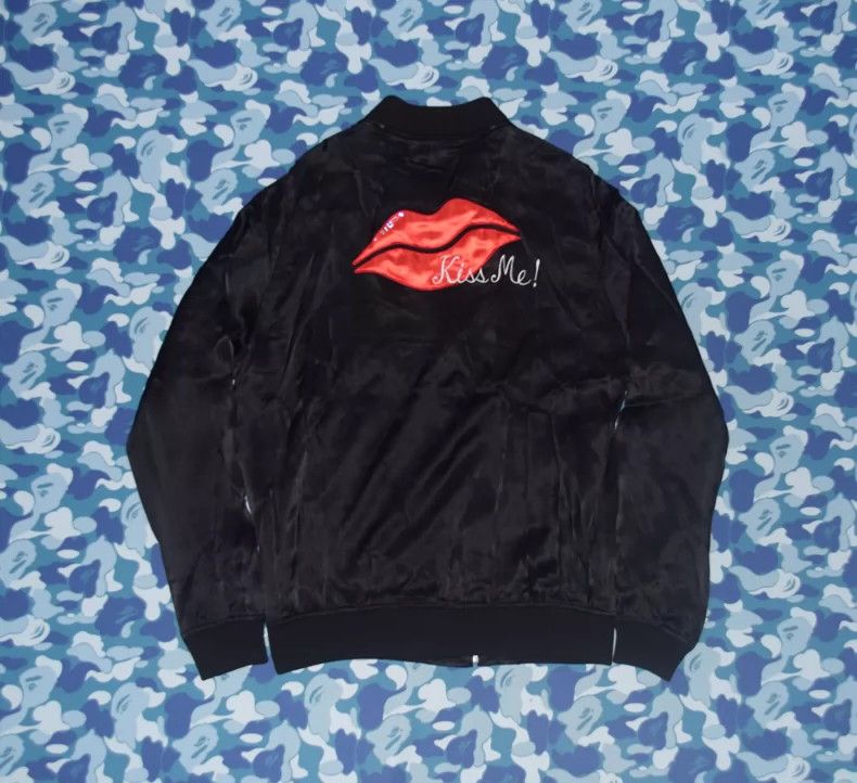 Wacko Maria Wacko Maria Kiss me jacket rayon silk rhinestones blazing r Size US XL / EU 56 / 4 - 2 Thumbnail