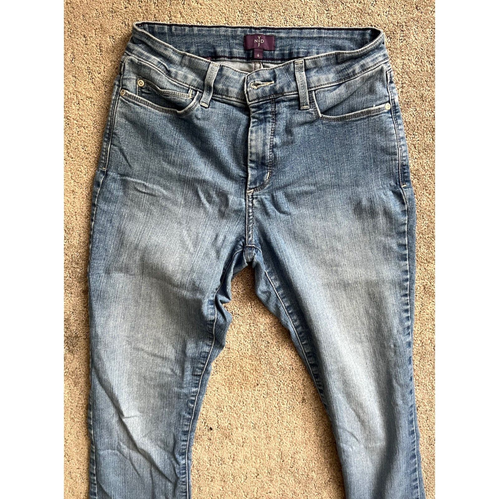 NYDJ NYDJ Jeans Slim Straight Denim Women Blue Size 6 Rinse 27 Inseam Size 28" / US 6 / IT 42 - 2 Thumbnail