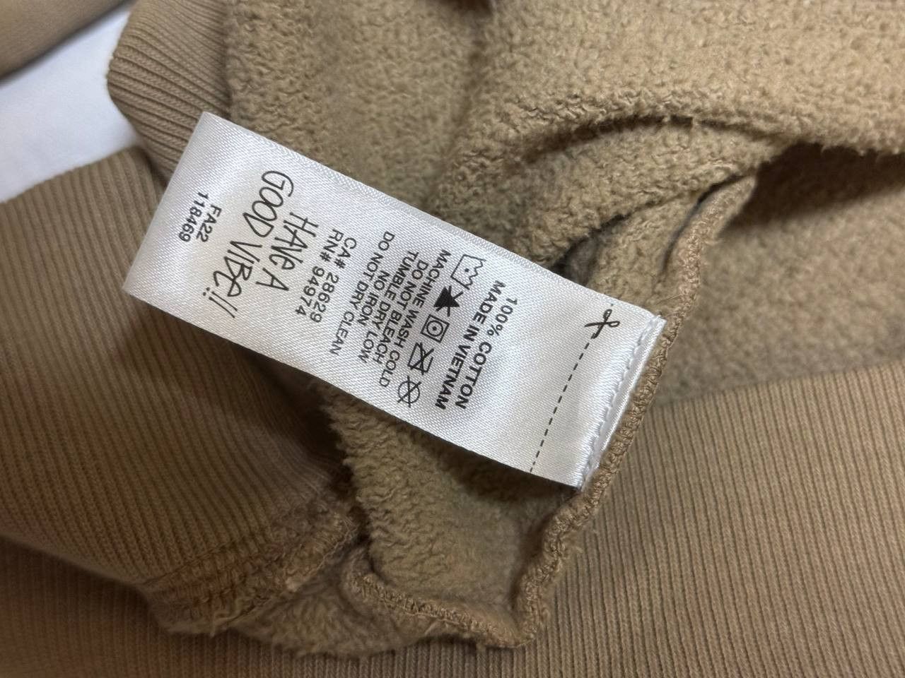 Stussy Stussy Tan Cotton Fleece Size US M / EU 48-50 / 2 - 3 Thumbnail