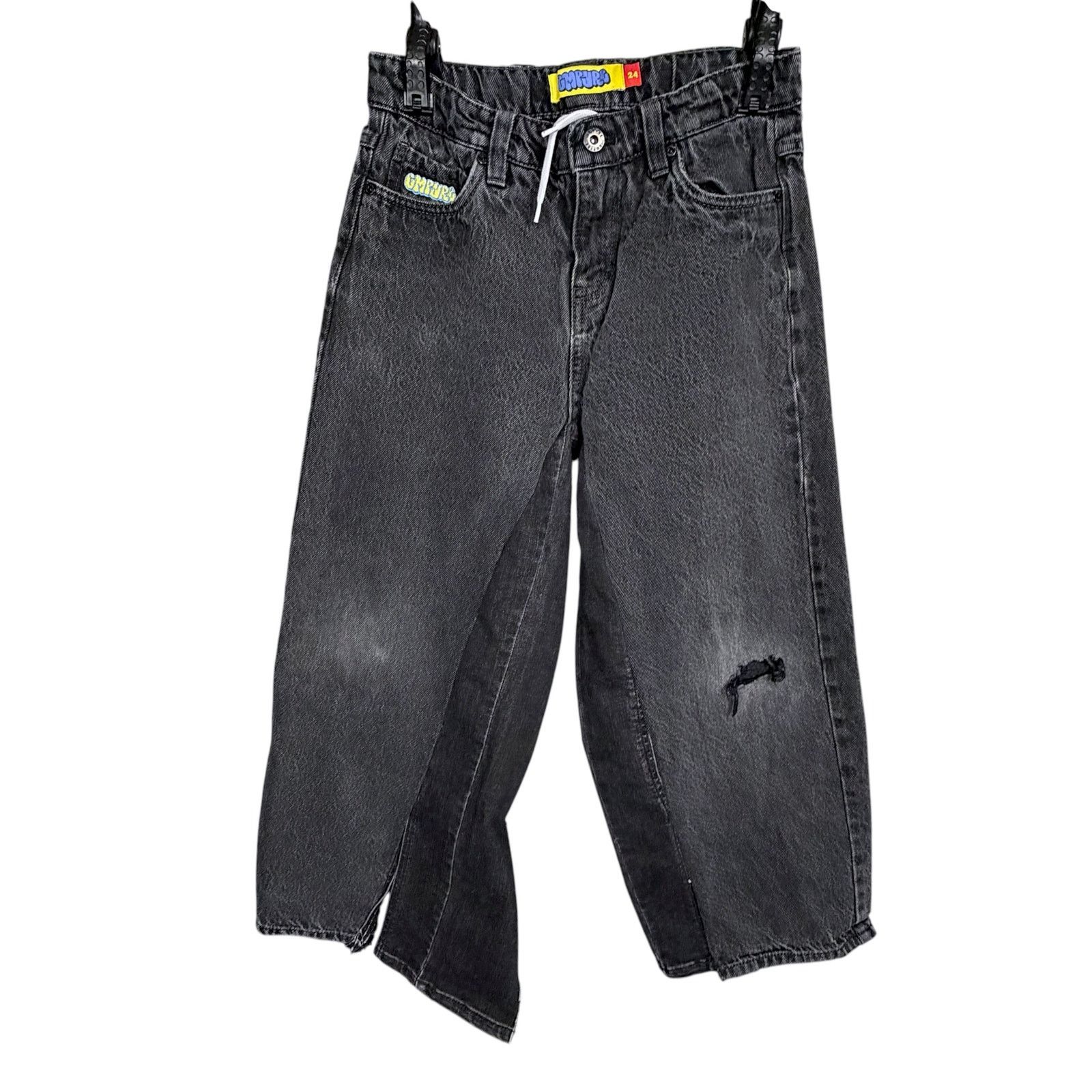Empyre Empyre Black Wash Jeans Size 24x24 Baggy Y2K Style Custom Size 24" / US 00 / IT 34 - 10 Thumbnail